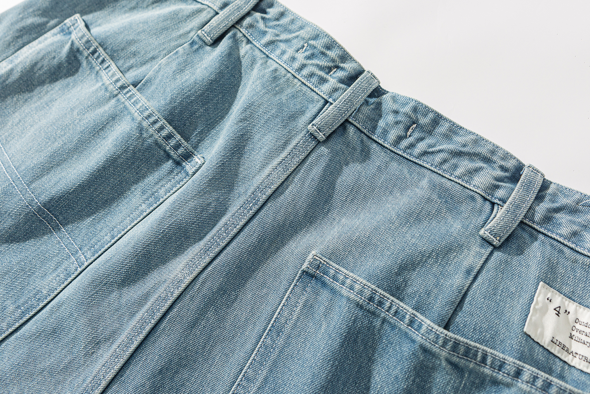 [Copy]Men's Cargo Denim Shorts - Relaxed Fit Utility Shorts