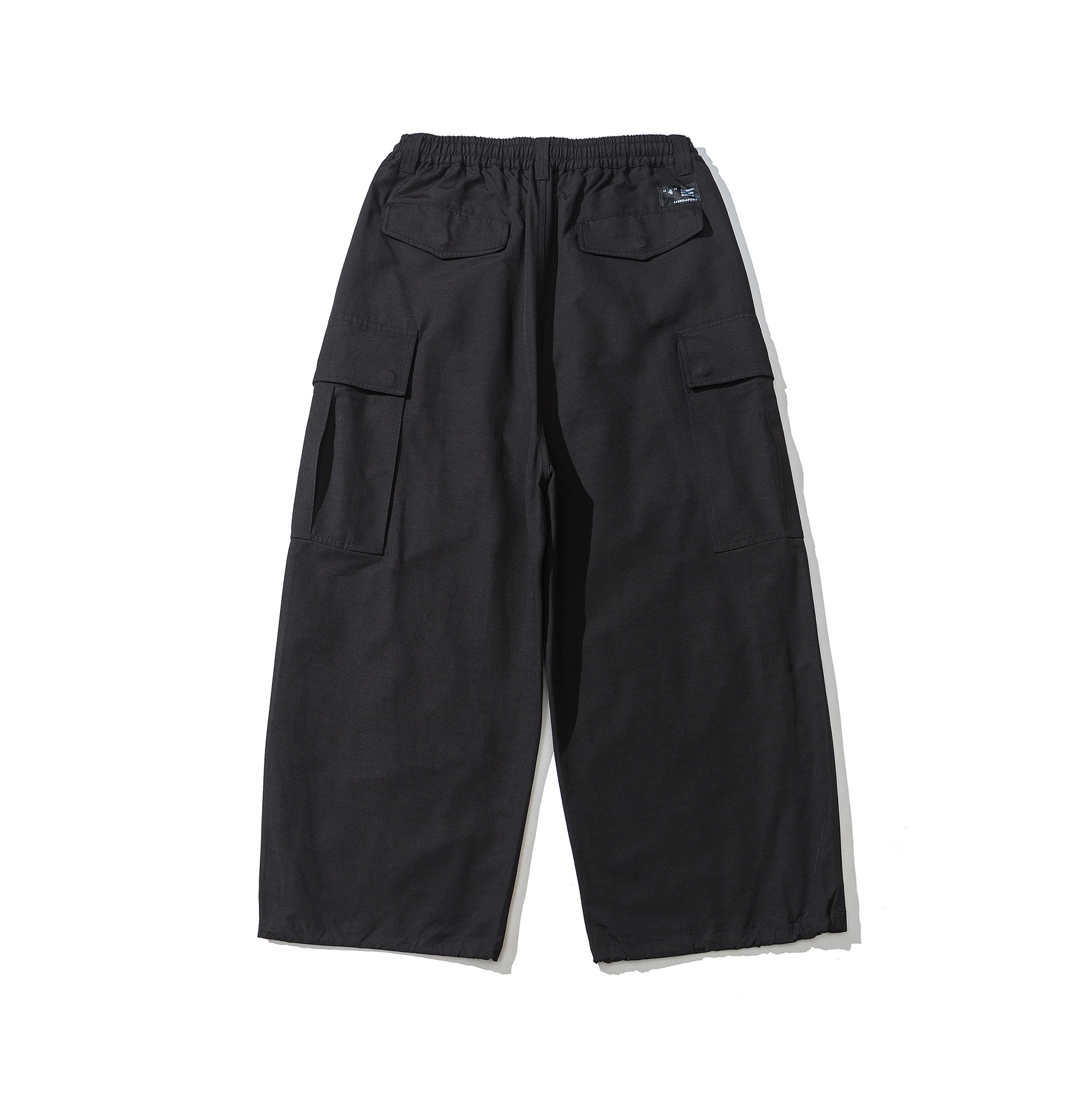 Men's Wide-Leg Cargo Pants - Relaxed Fit & Utility Design-Liberaturs