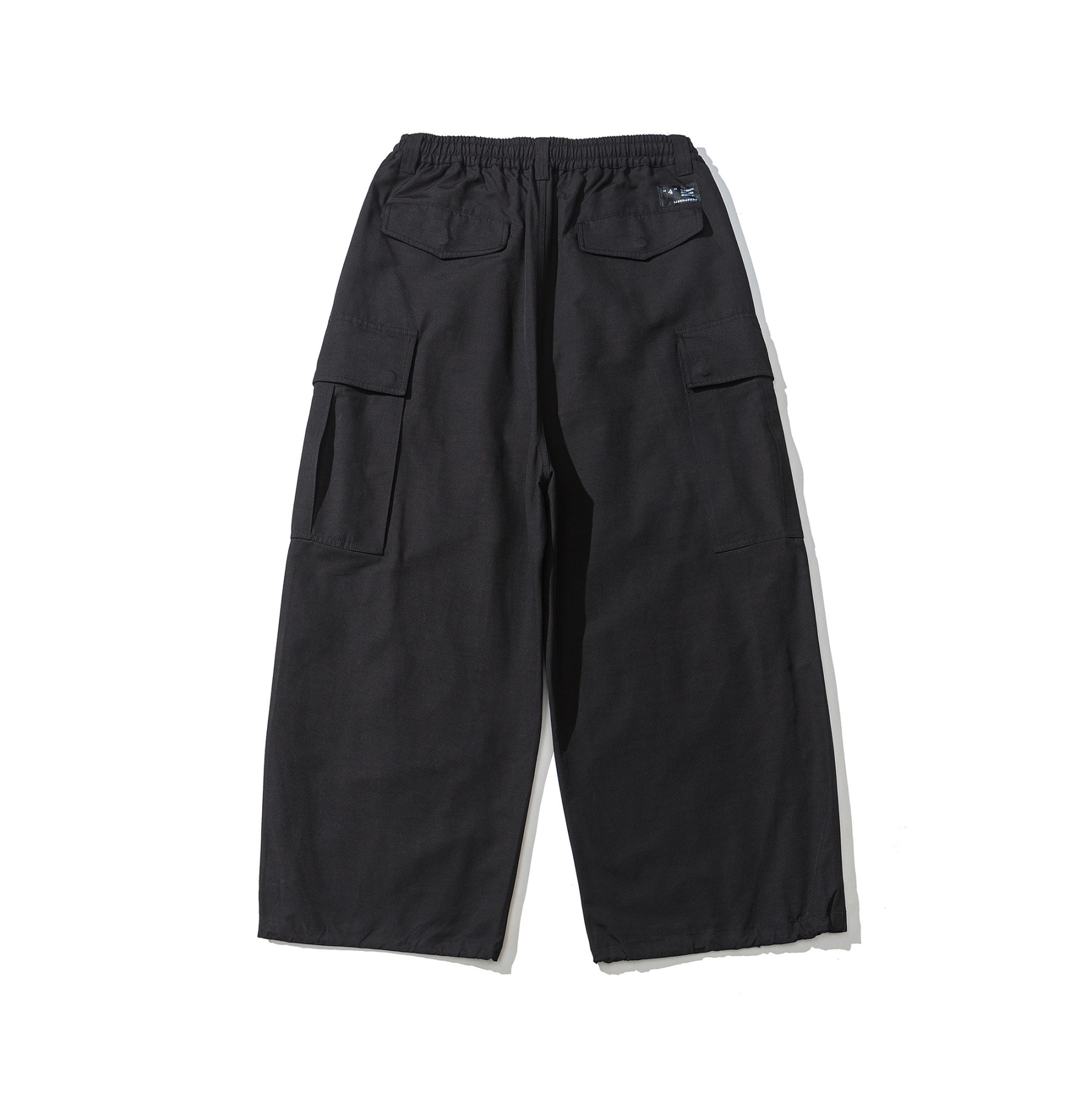 Men's Wide-Leg Cargo Pants - Relaxed Fit & Utility Design-Liberaturs