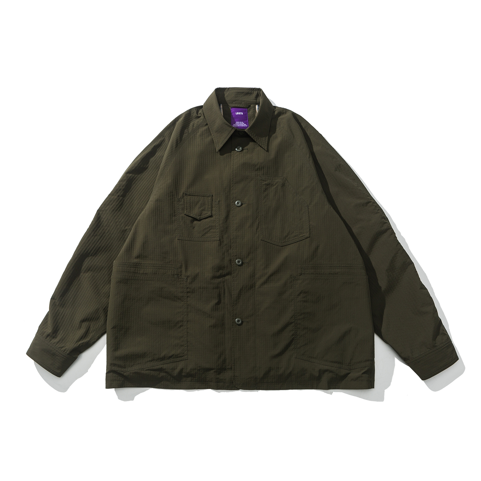 Men's Technical Blazer - Multi-Pocket Safari Jacket with Ripstop Fabric -Liberaturs