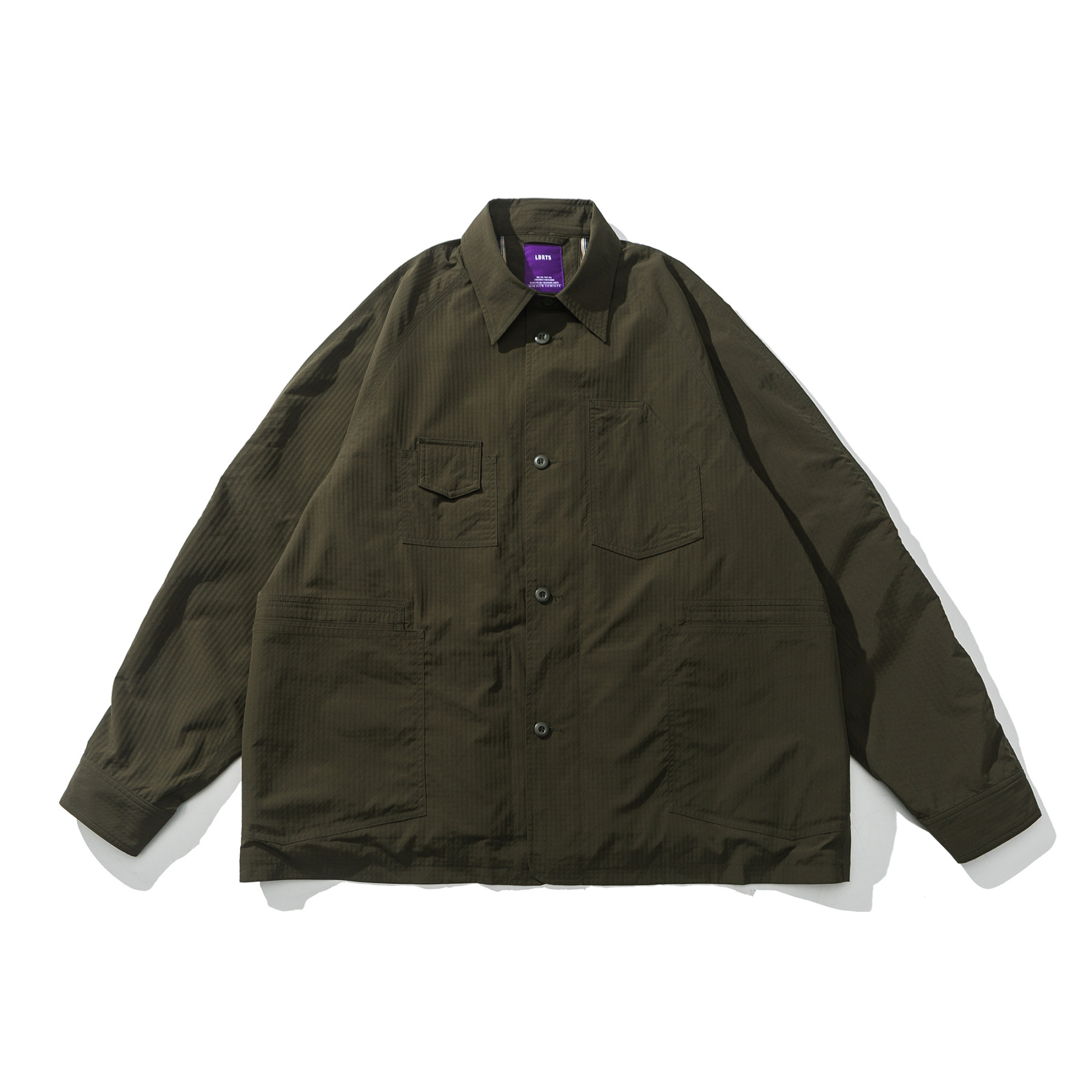 Men's Technical Blazer - Multi-Pocket Safari Jacket with Ripstop Fabric -Liberaturs