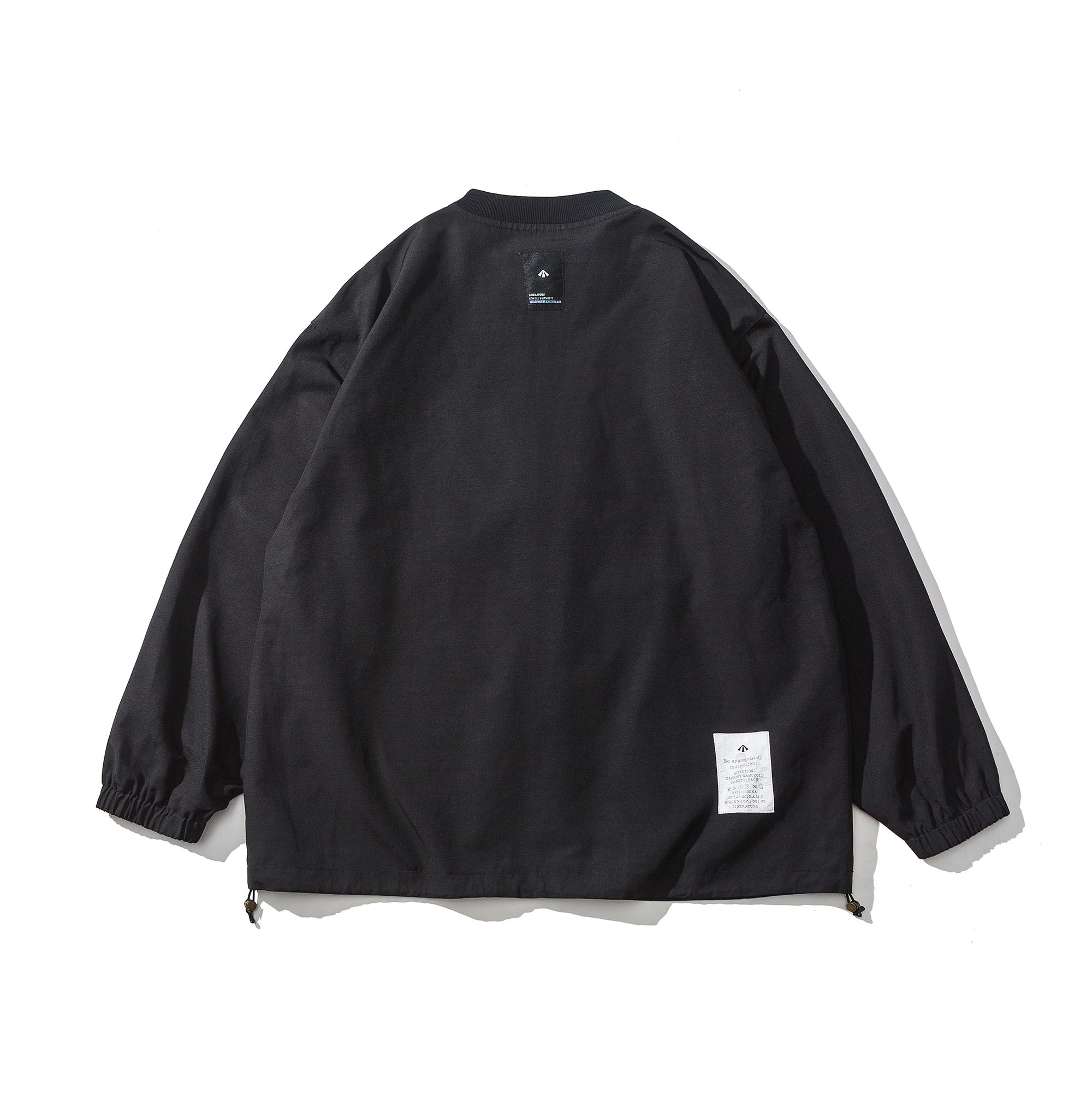 Men's Wind-Resistant Quarter-Zip Hoodie - Midweight Fleece Pullover -Liberaturs
