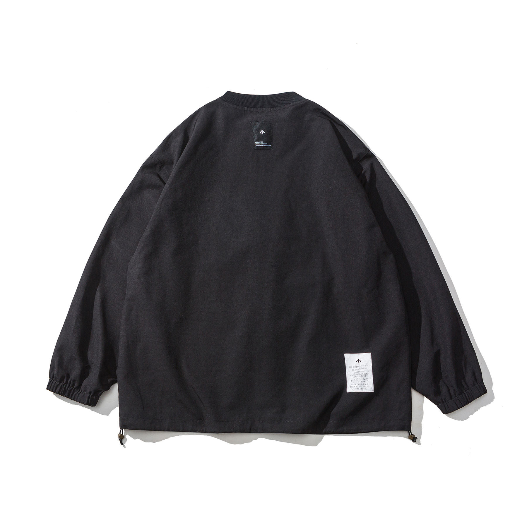 Men's Wind-Resistant Quarter-Zip Hoodie - Midweight Fleece Pullover -Liberaturs