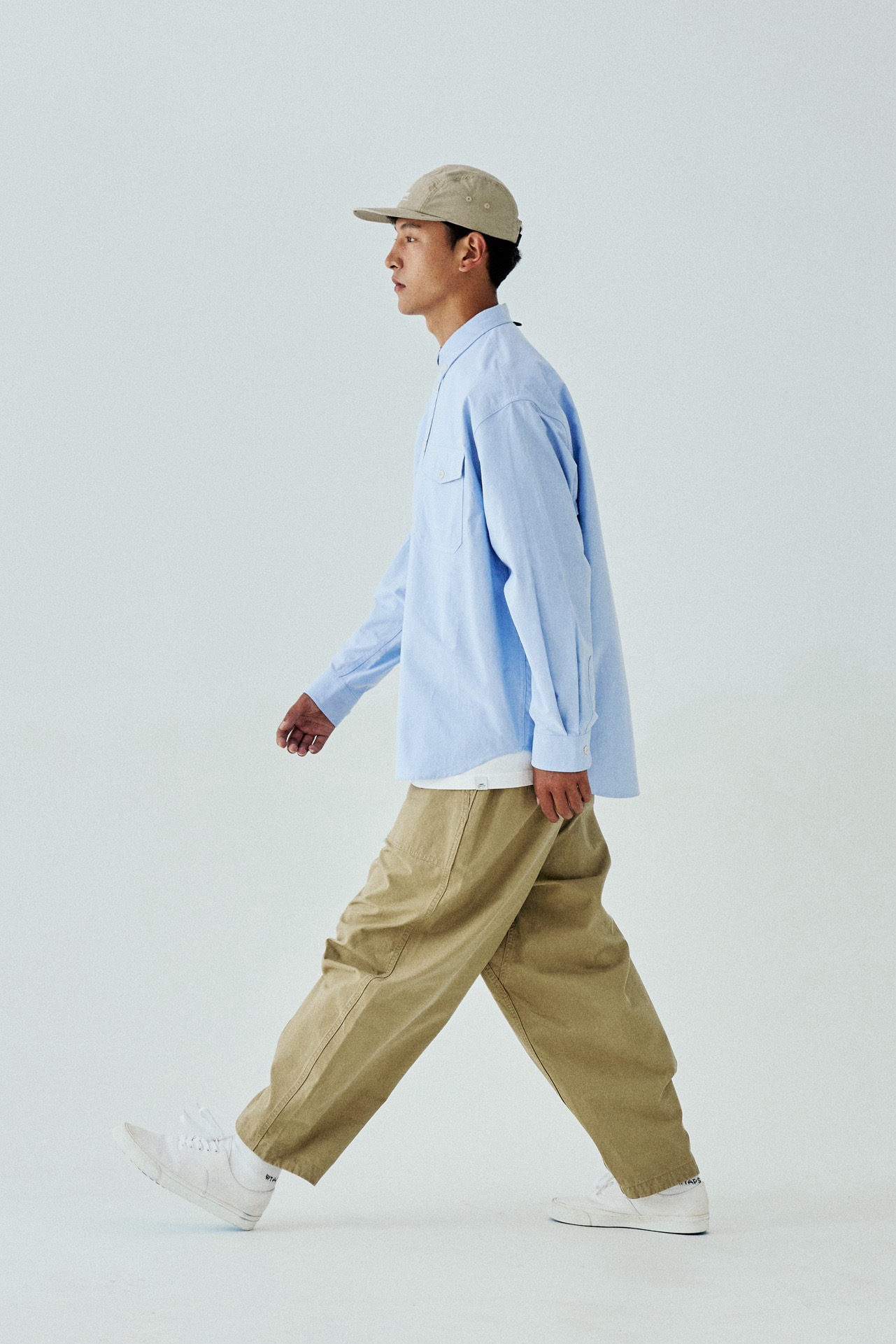 Vintage Navy Deck Pants | Detail close-up