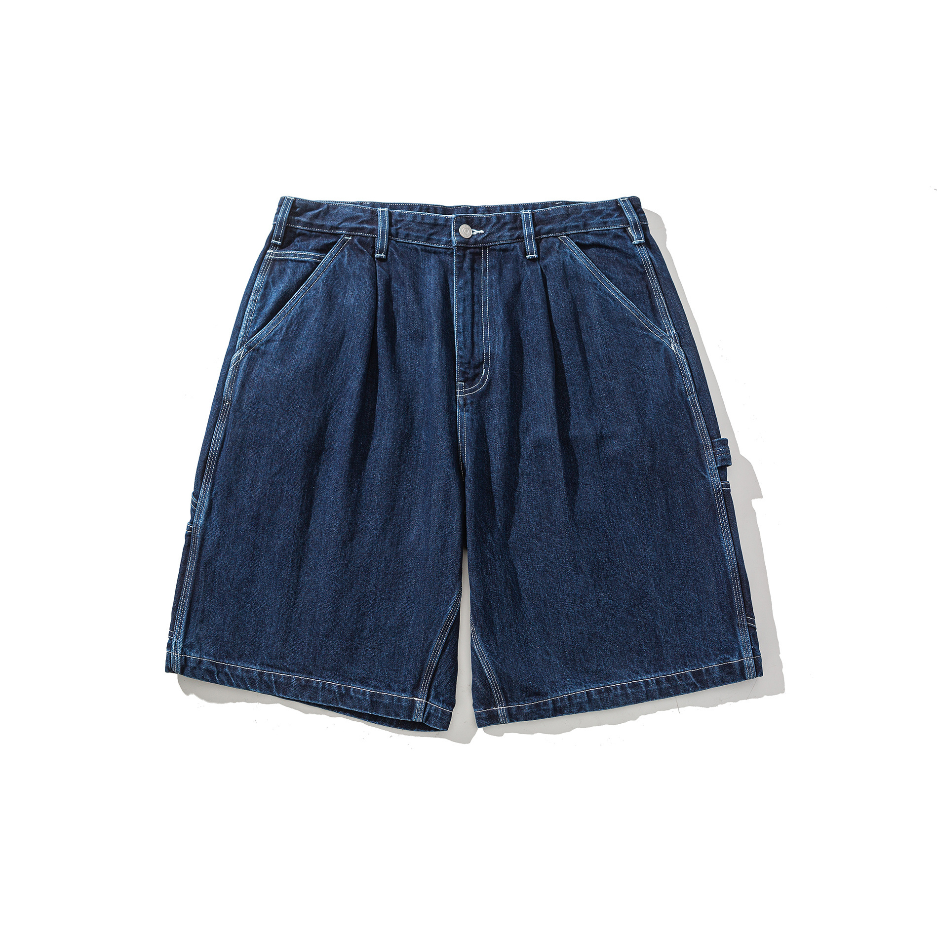 [Copy]Men's Cargo Denim Shorts - Relaxed Fit Utility Shorts