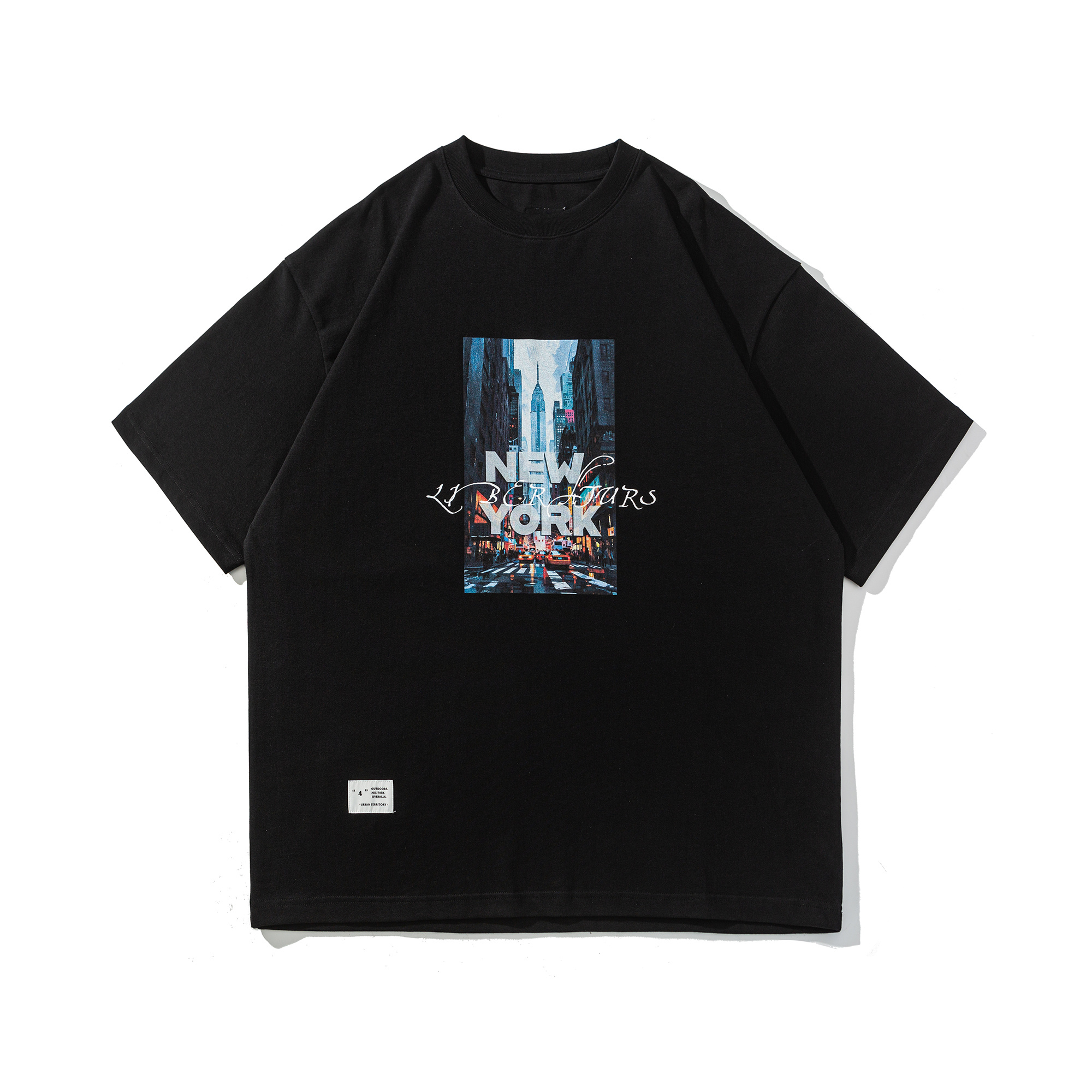 Men's New York City Graphic Crewneck T-shirt - Heavyweight Cotton