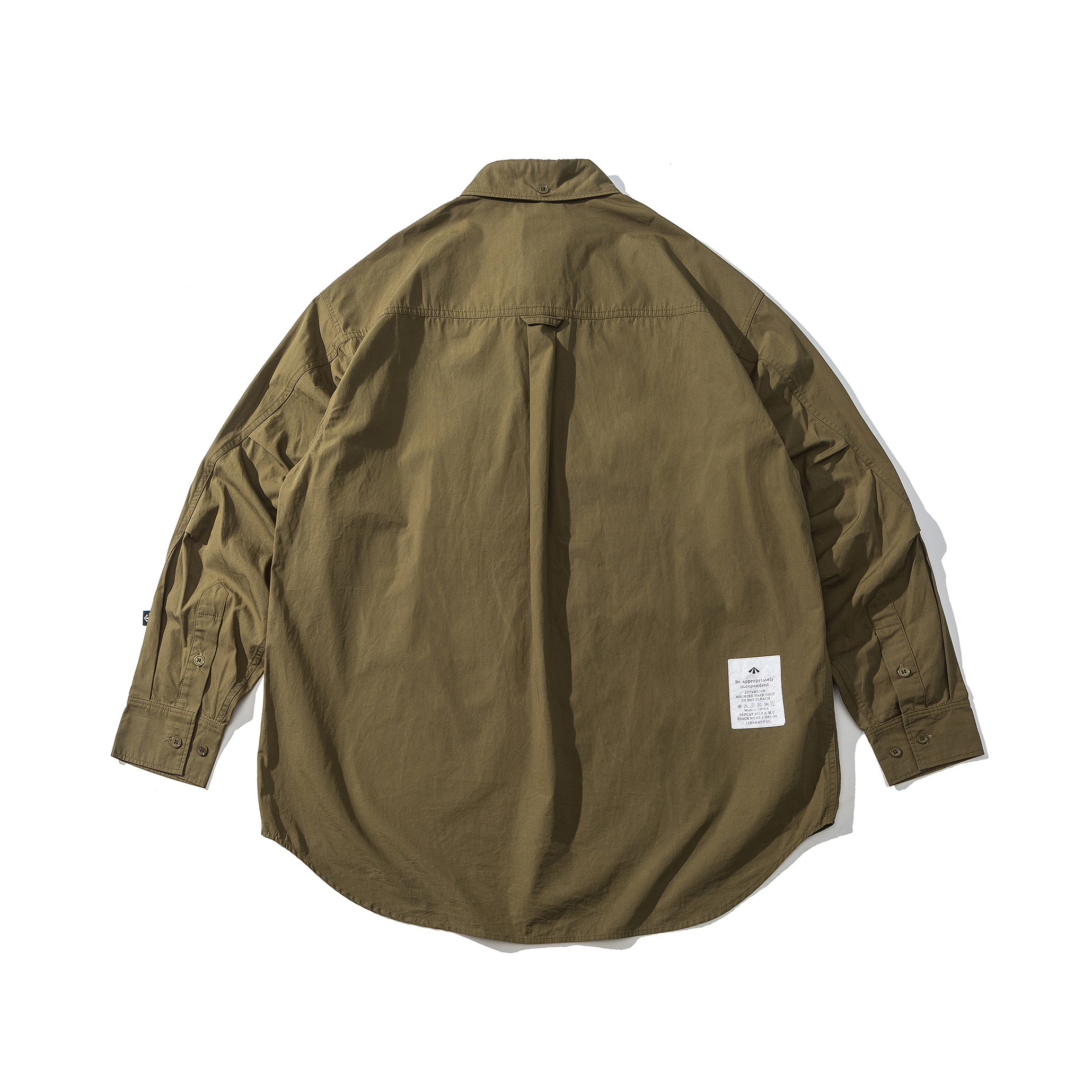 Men's Work Shirt - Utility Pocket Shirt with Relaxed Fit-Liberaturs