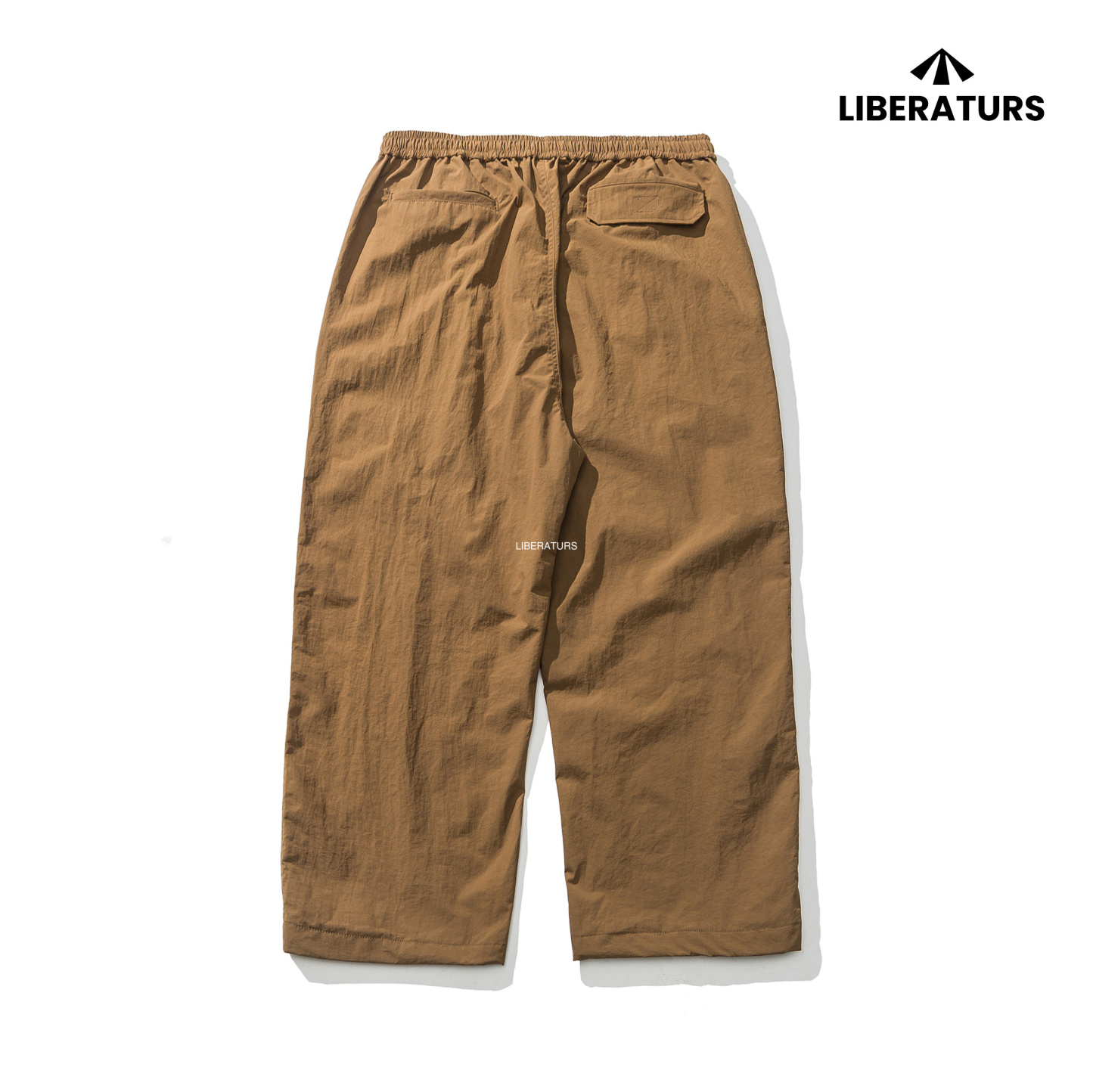 Men's Oversized Utility Cargo Pants - Technical Trousers with Wide Leg-Liberaturs