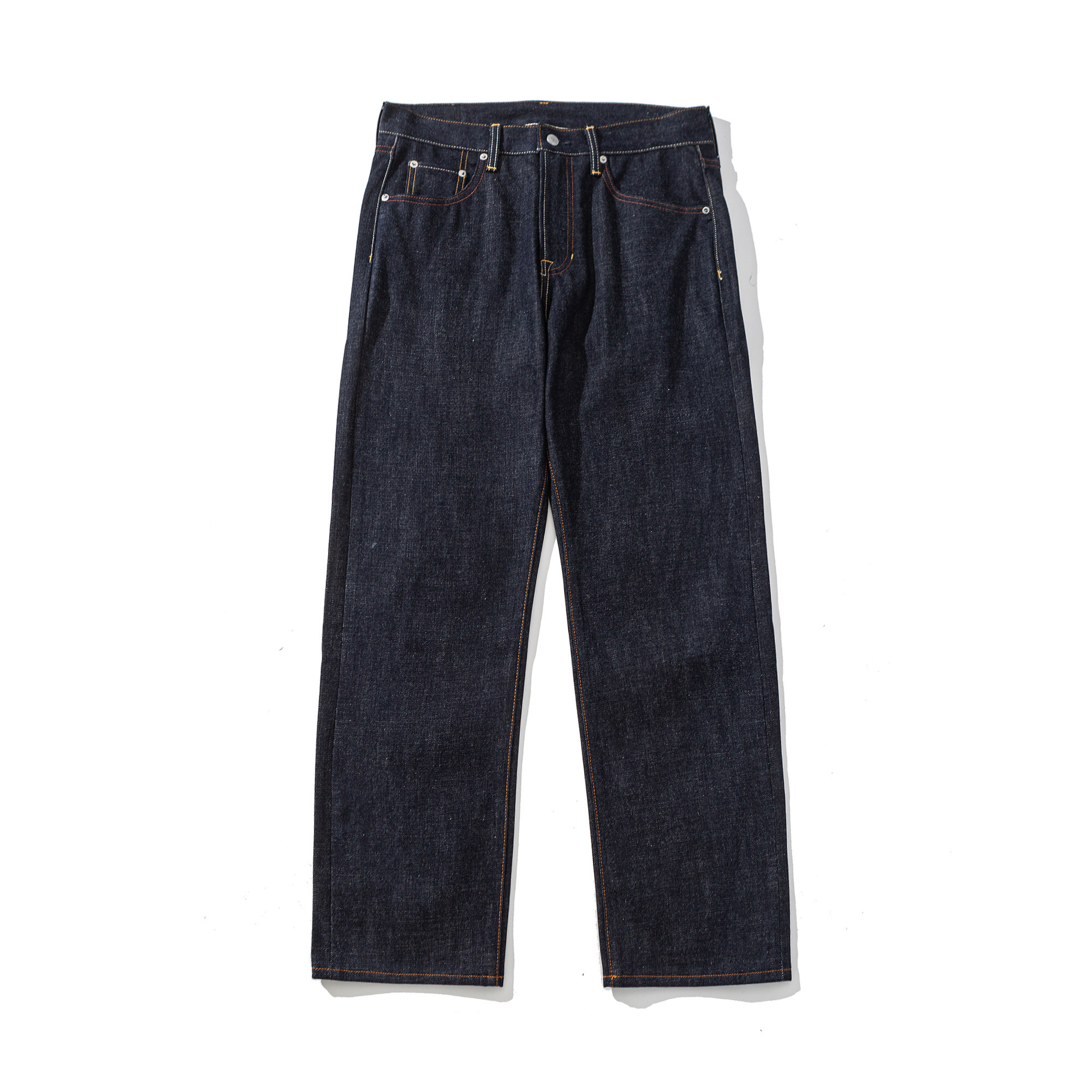 Men's Selvedge Denim Jeans - One-Wash Raw Denim with Comfort Fit