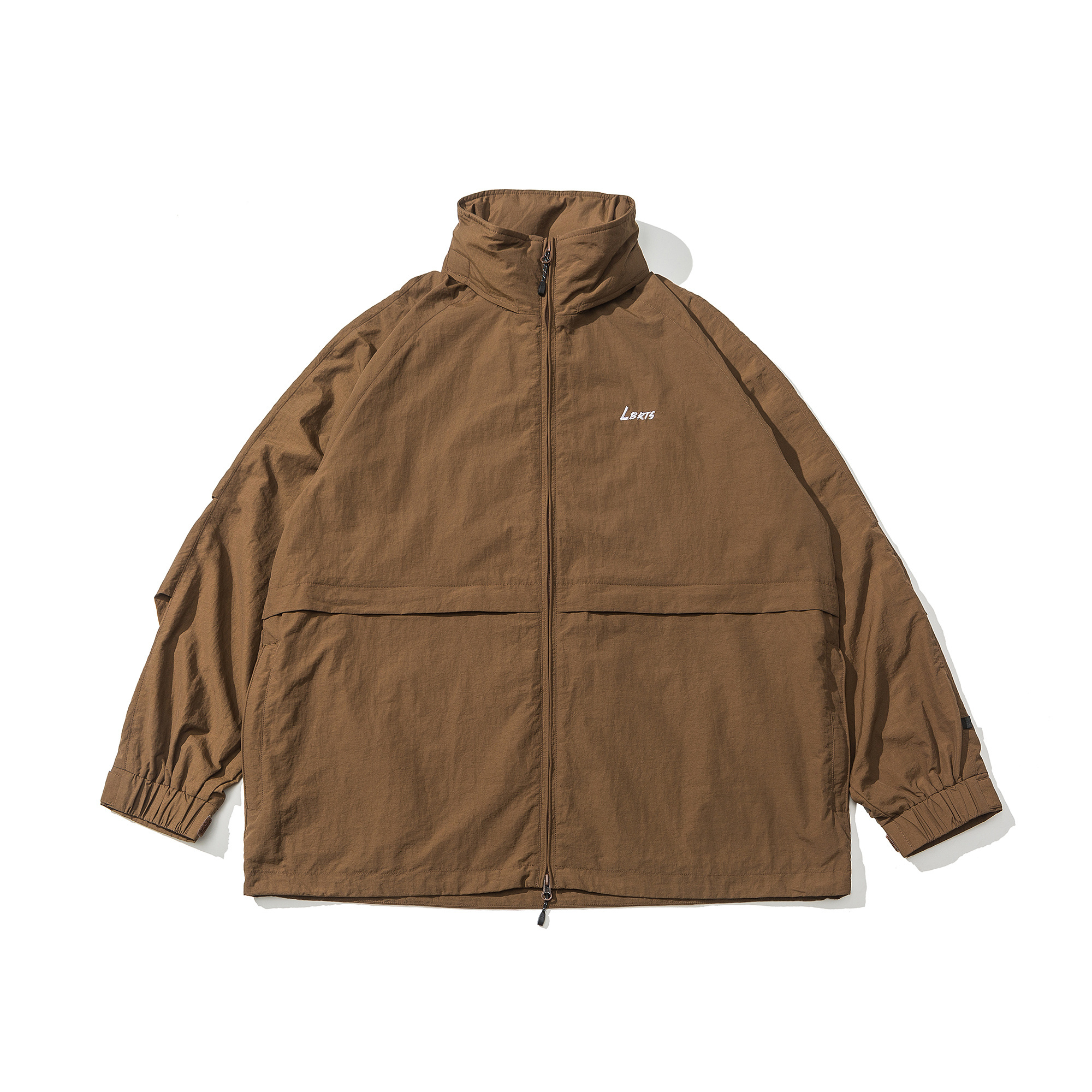 Men's Waterproof Hiking Jacket with Stowable Hood-Liberaturs