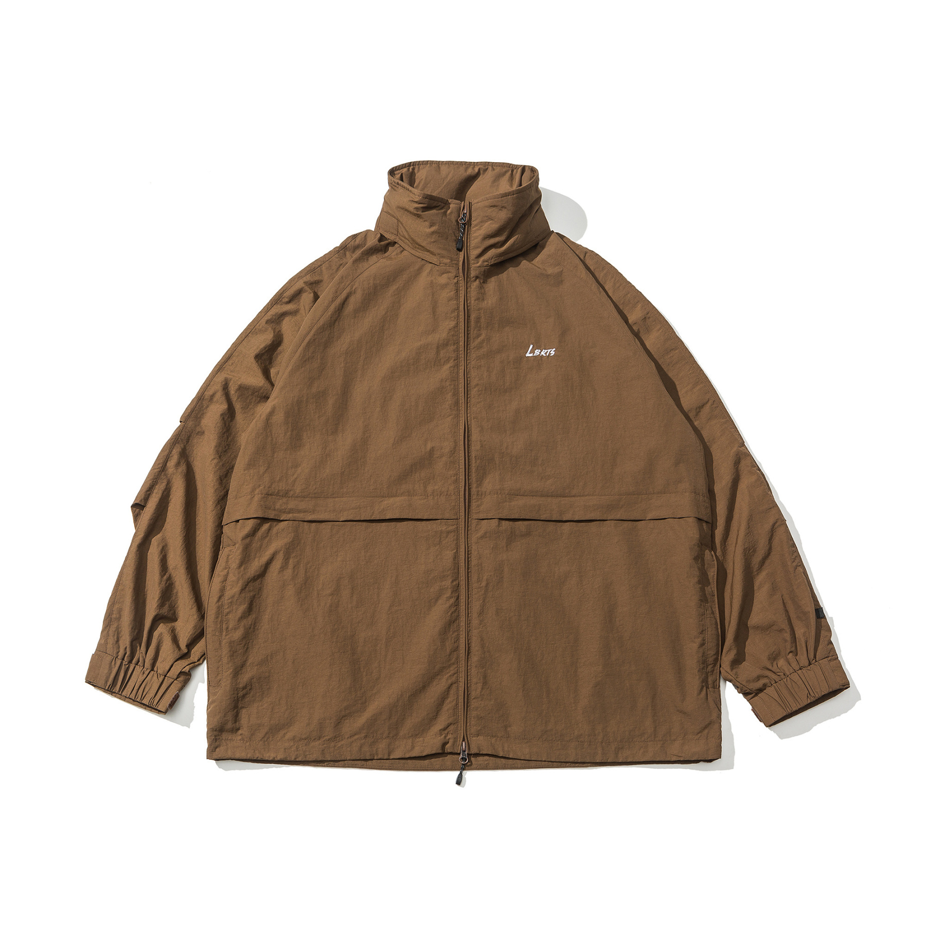 Men's Waterproof Hiking Jacket with Stowable Hood-Liberaturs