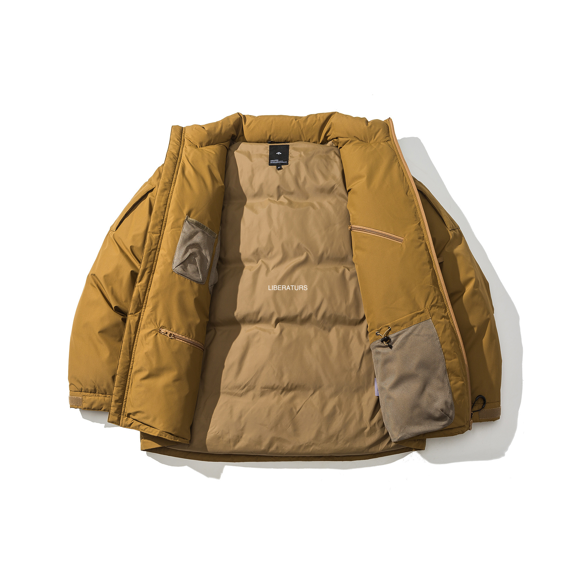Men's Oversized Down Jacket - Premium Insulated Puffer Coat for Winter -Liberaturs