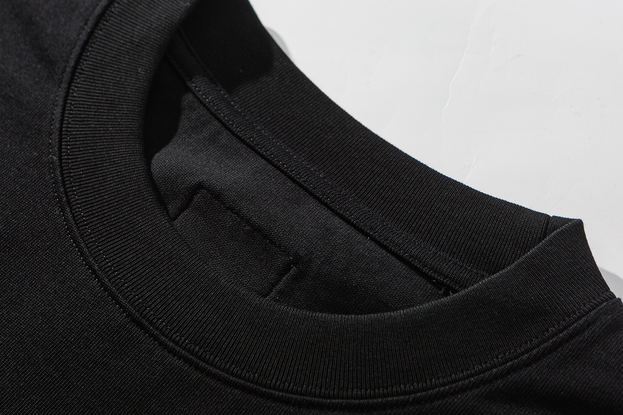 Men's Patch Print Crewneck T-shirt - Heavyweight Cotton