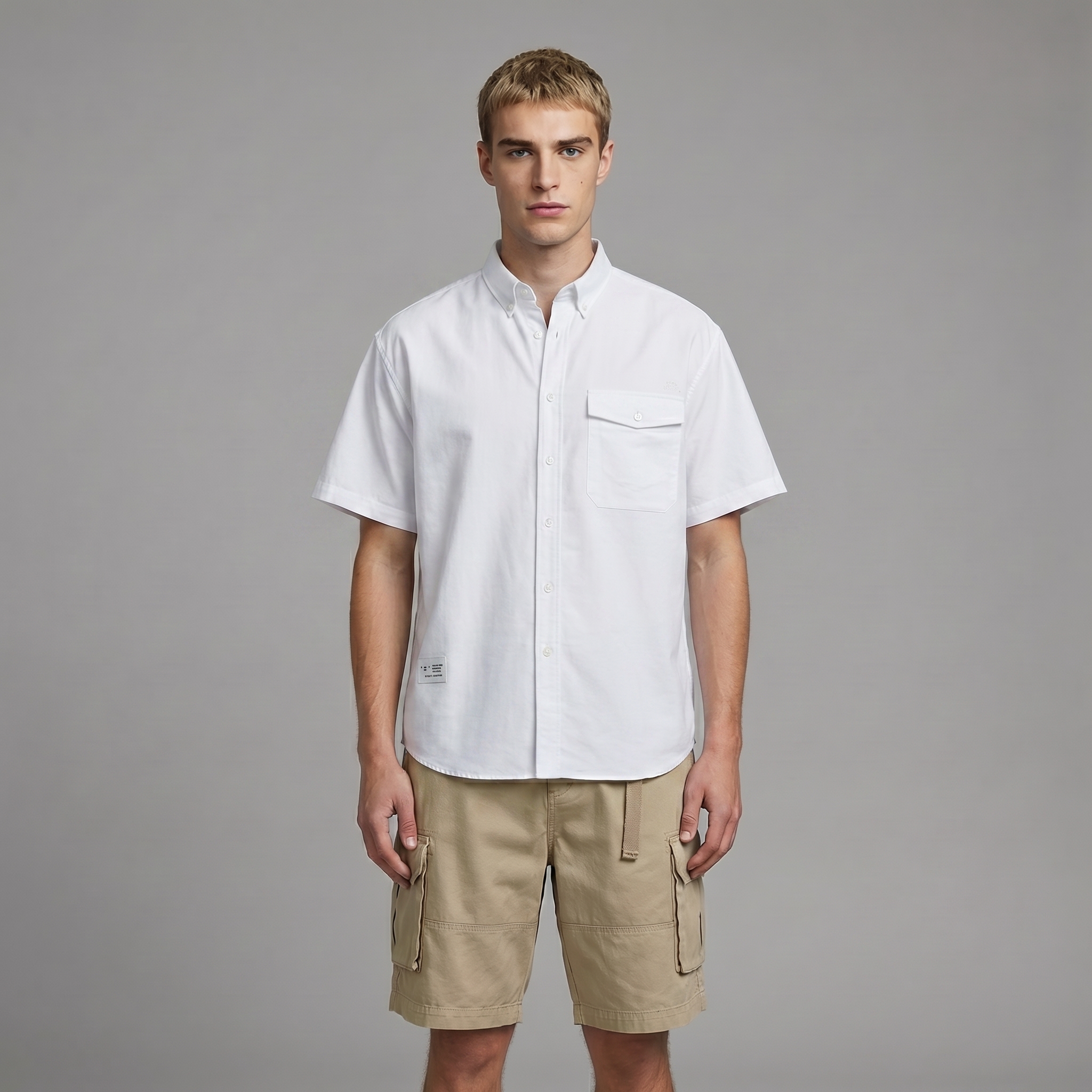 Men's Classic Oxford Pocket Short Sleeve Shirt - Relaxed Fit