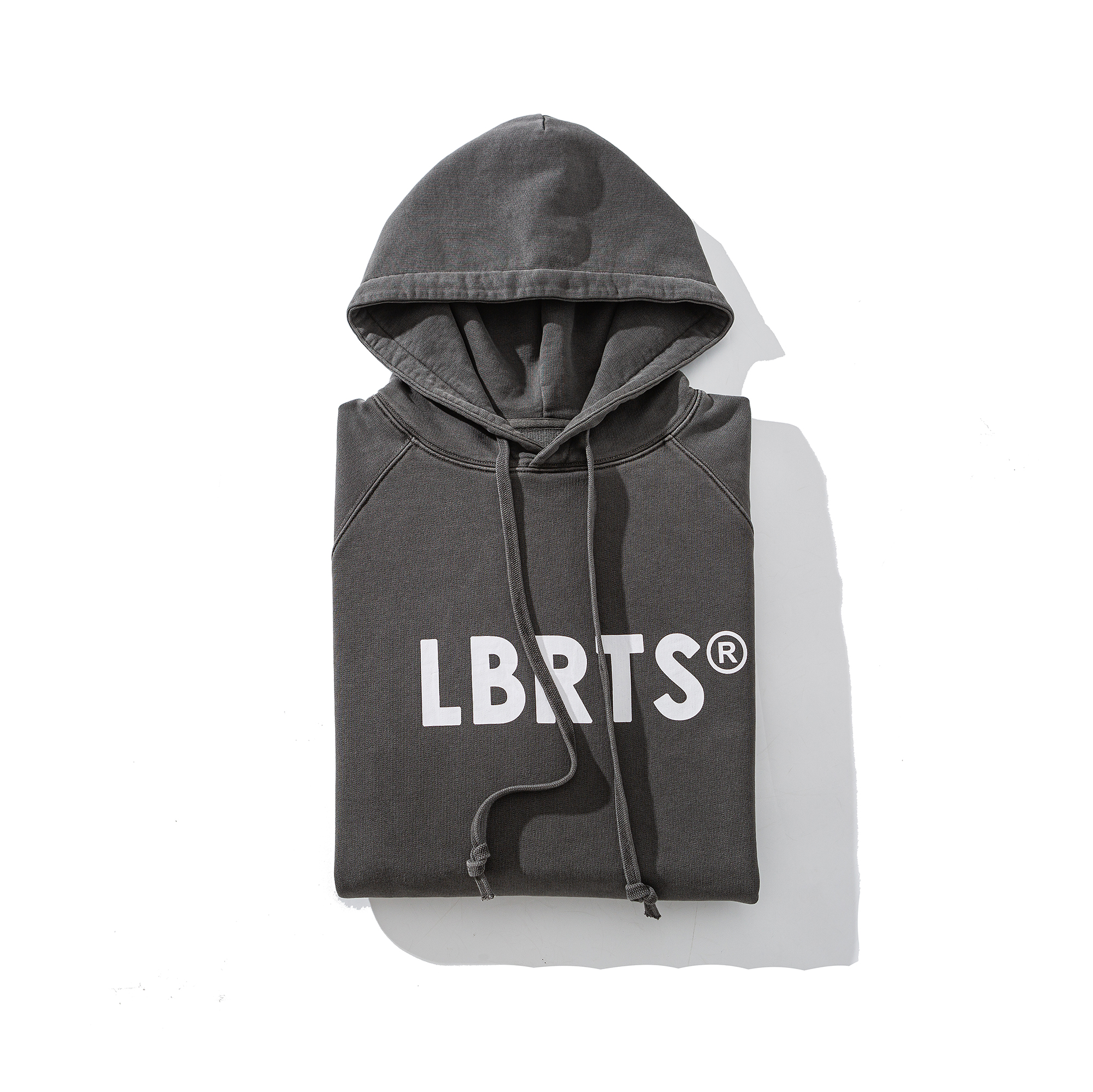 Garment-Dyed Heavyweight Military Print Hoodie