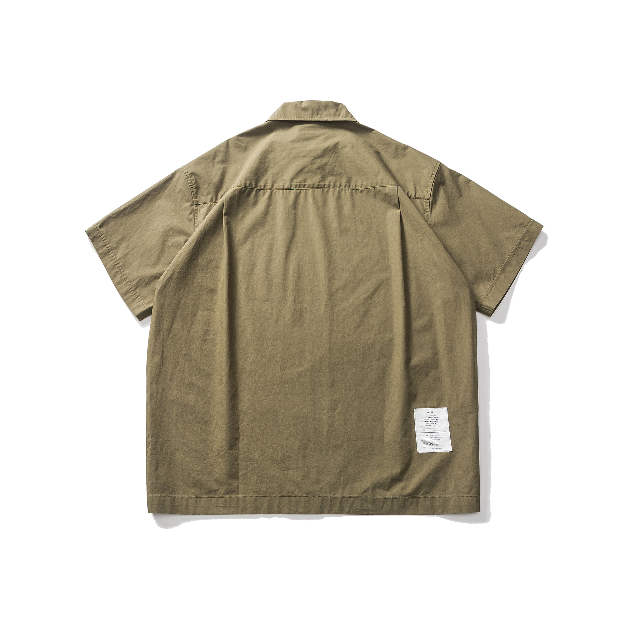 Men's Military Style Cargo Pocket Short Sleeve Shirt -  Lightweight Cotton