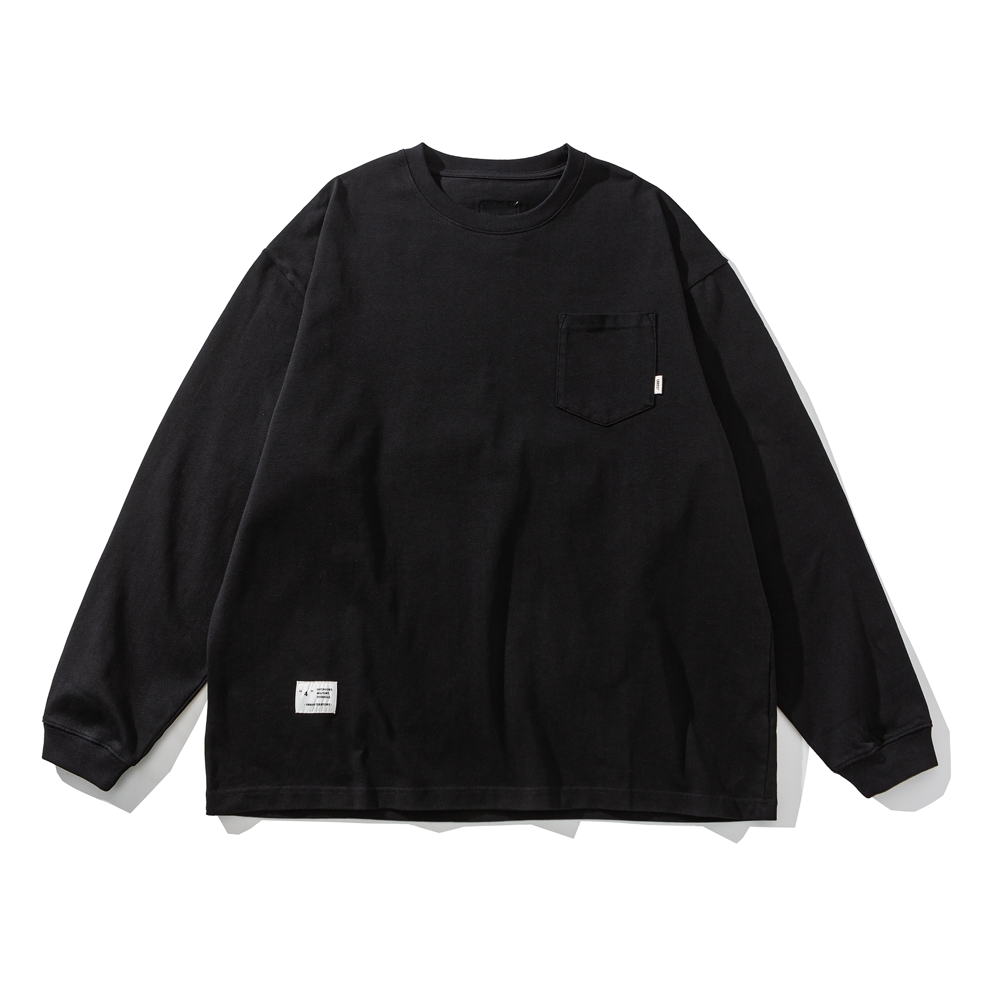 Paisley Print Heavyweight Long Sleeve Tee