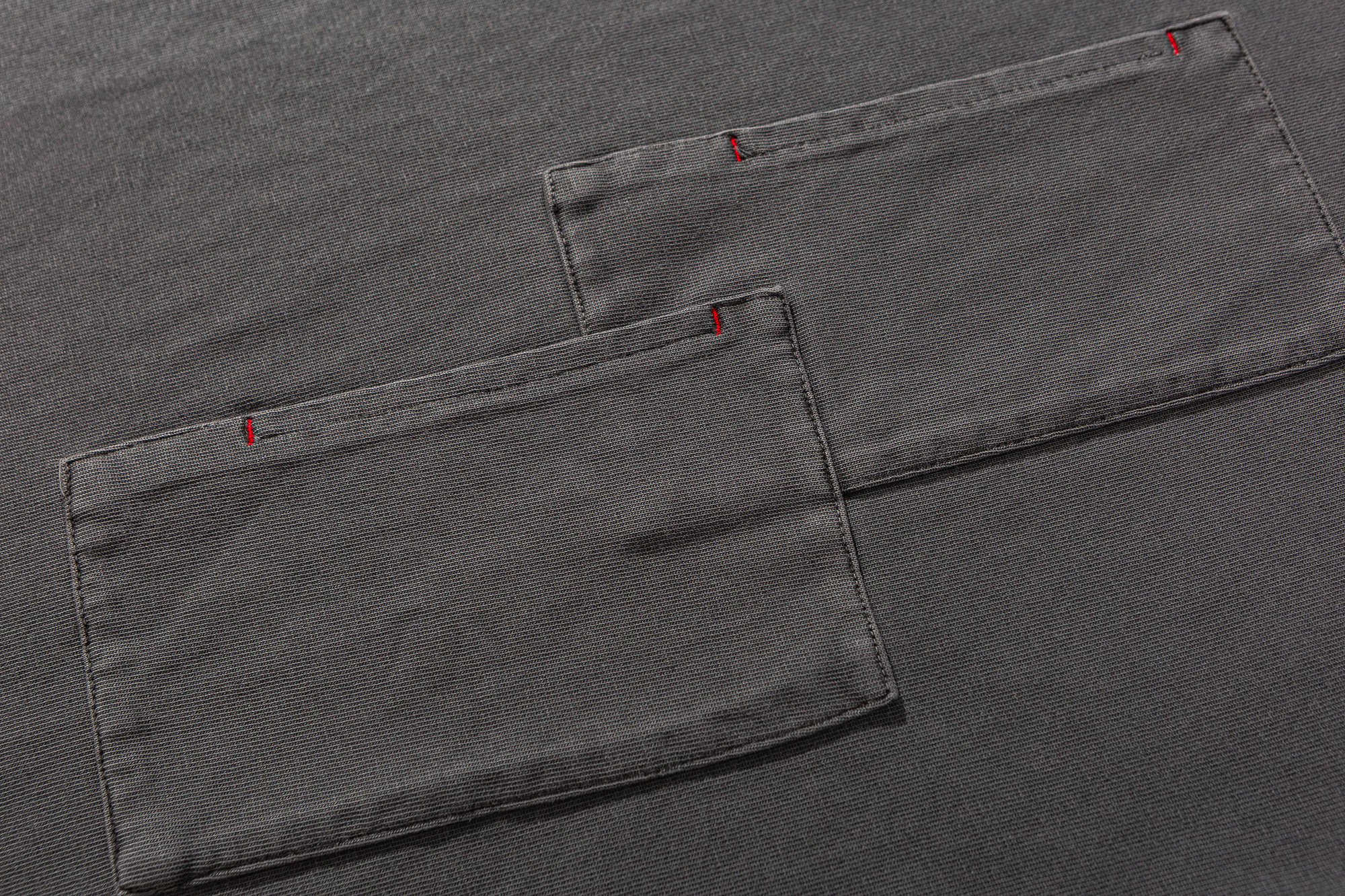 Men's Garment Dyed Vintage Distressed T-shirt - Heavyweight Cotton Graphic Tee