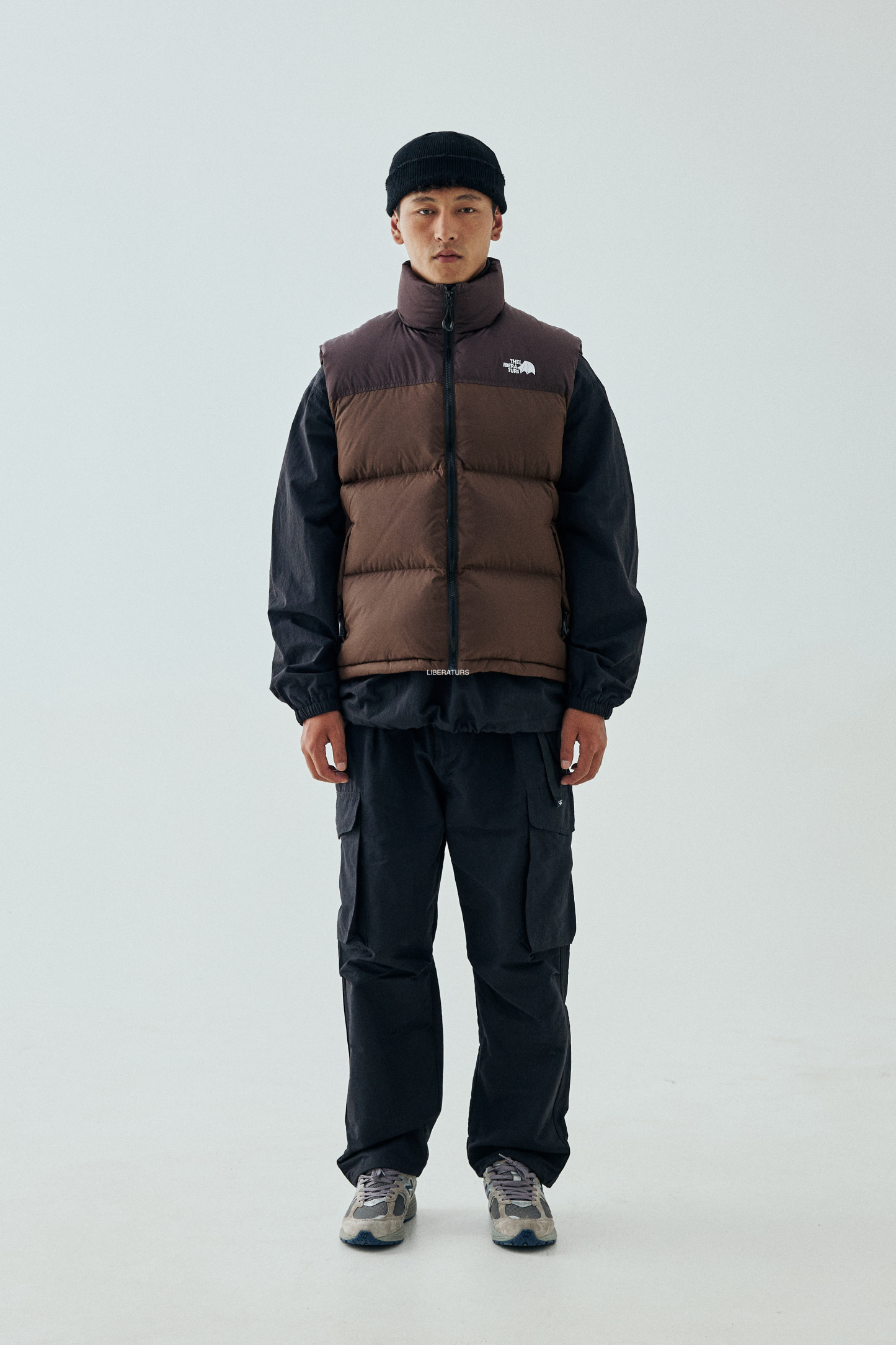 Men's Stand Collar Puffer Vest - Lightweight Thermal Insulation-Liberaturs