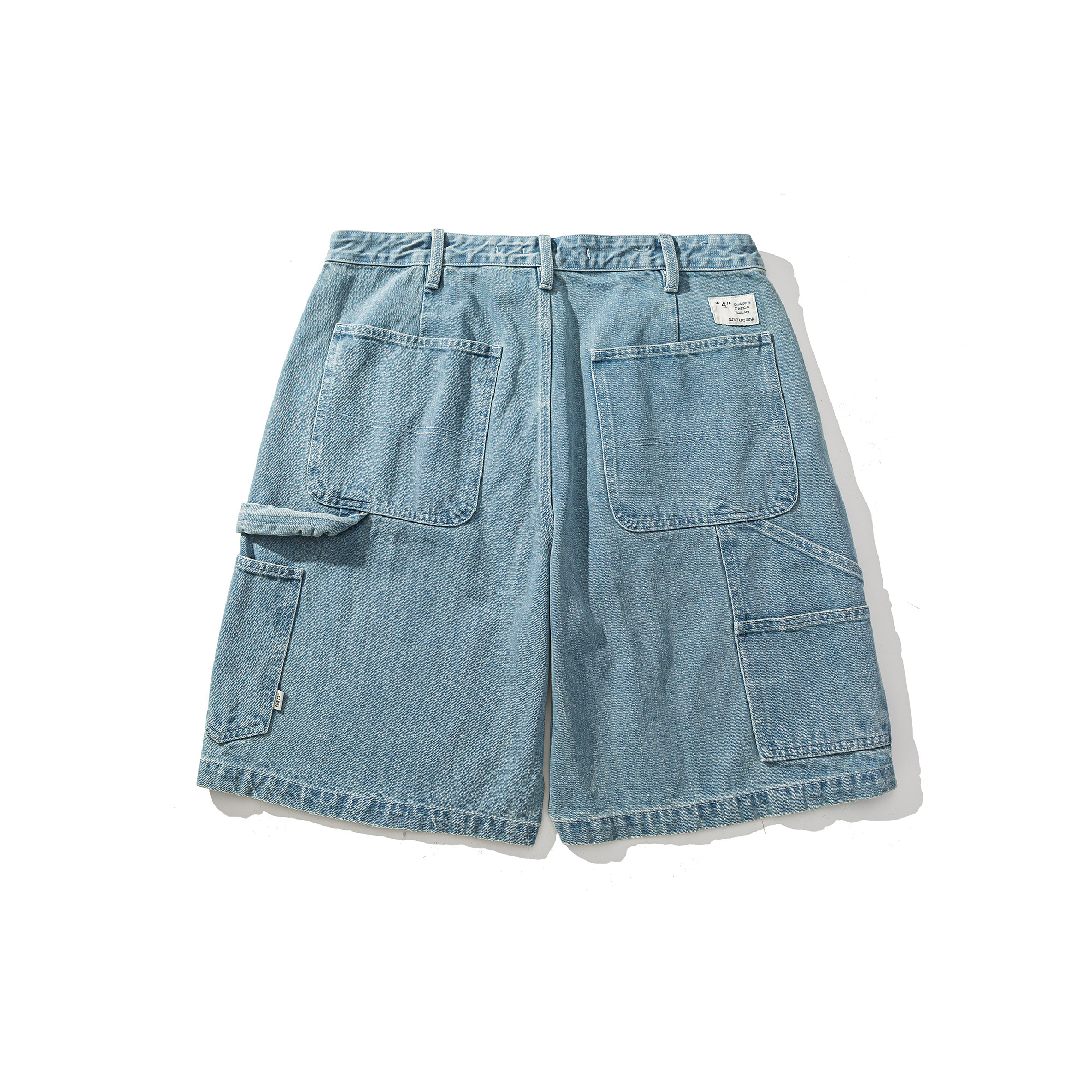 [Copy]Men's Cargo Denim Shorts - Relaxed Fit Utility Shorts