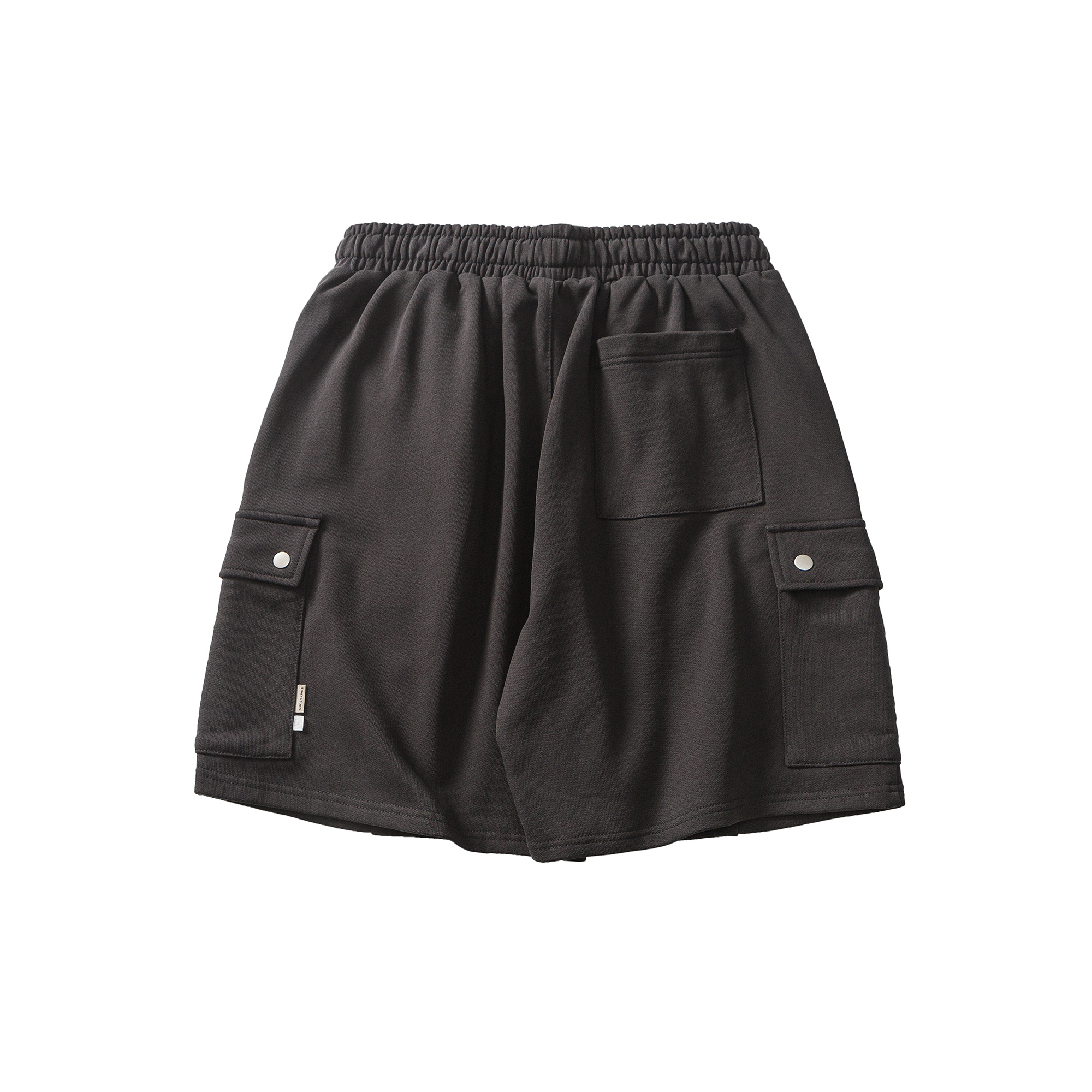 Men's Washed Vintage Cargo Sweat Shorts - Relaxed Fit Utility Cotton