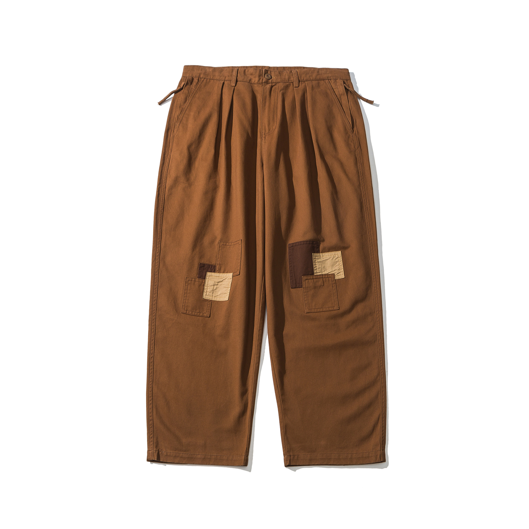 Men's Urban Utility Cargo Pants - Reinforced Knee & Patch Details -Liberaturs