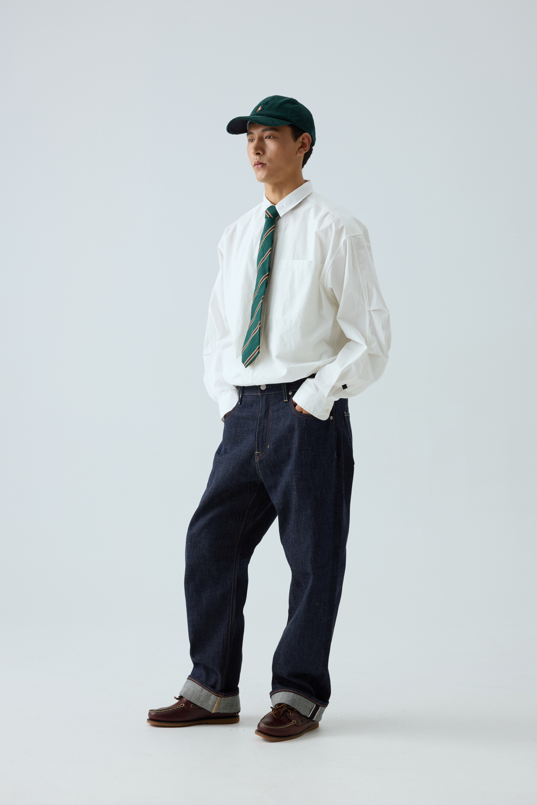 Men's Selvedge Denim Jeans - One-Wash Raw Denim with Comfort Fit