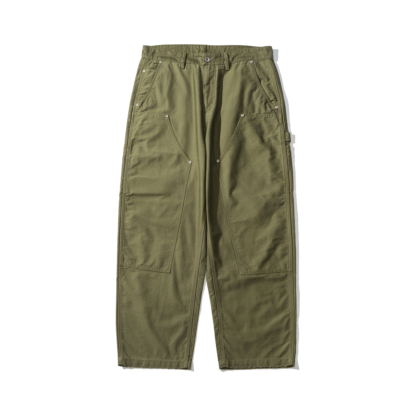 Men's Logger Pants - 14oz Heavyweight Canvas Workwear Trousers -Liberaturs