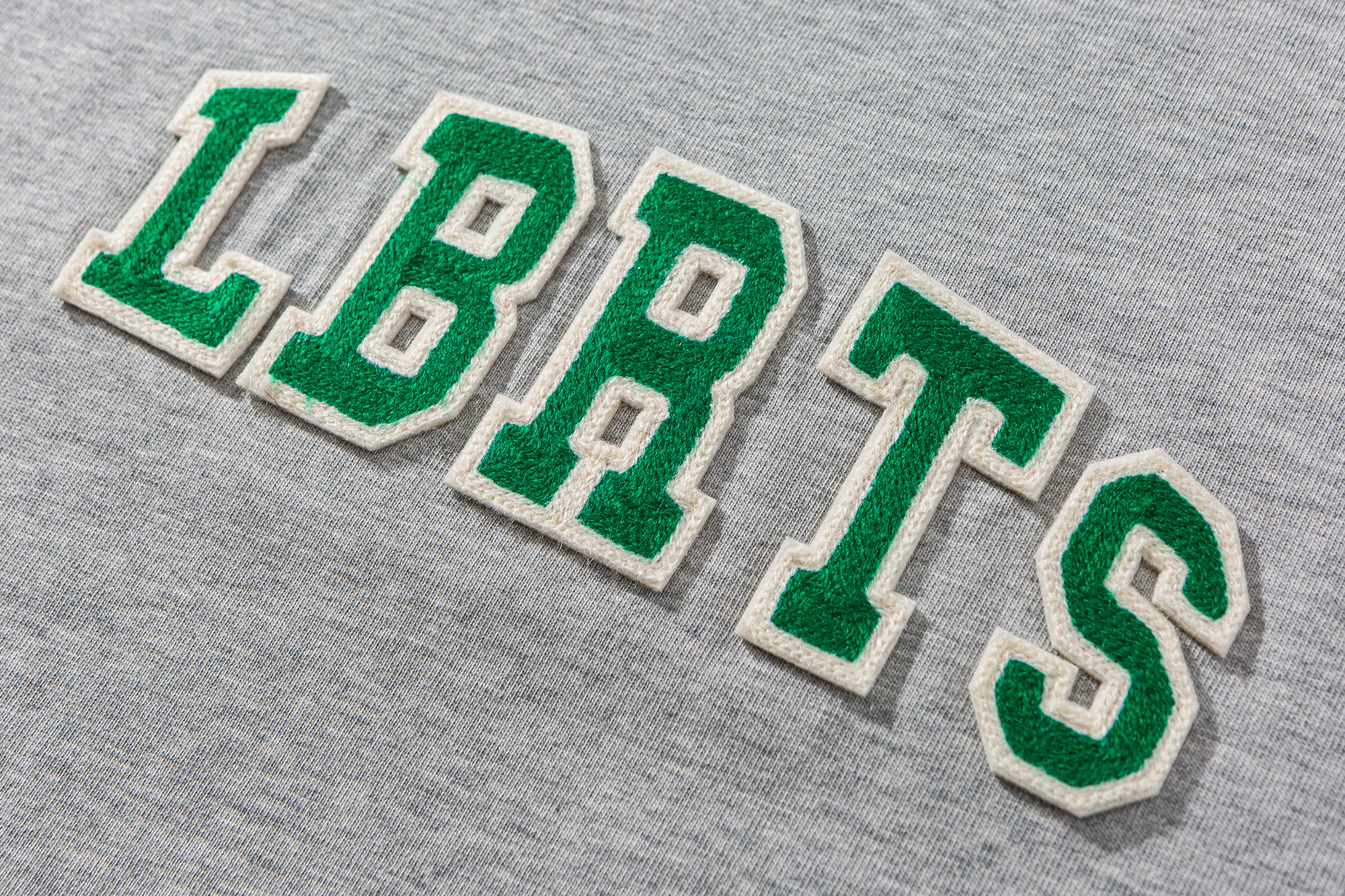 Men's Heavyweight Appliqué Logo T-shirt - Relaxed Fit Cotton