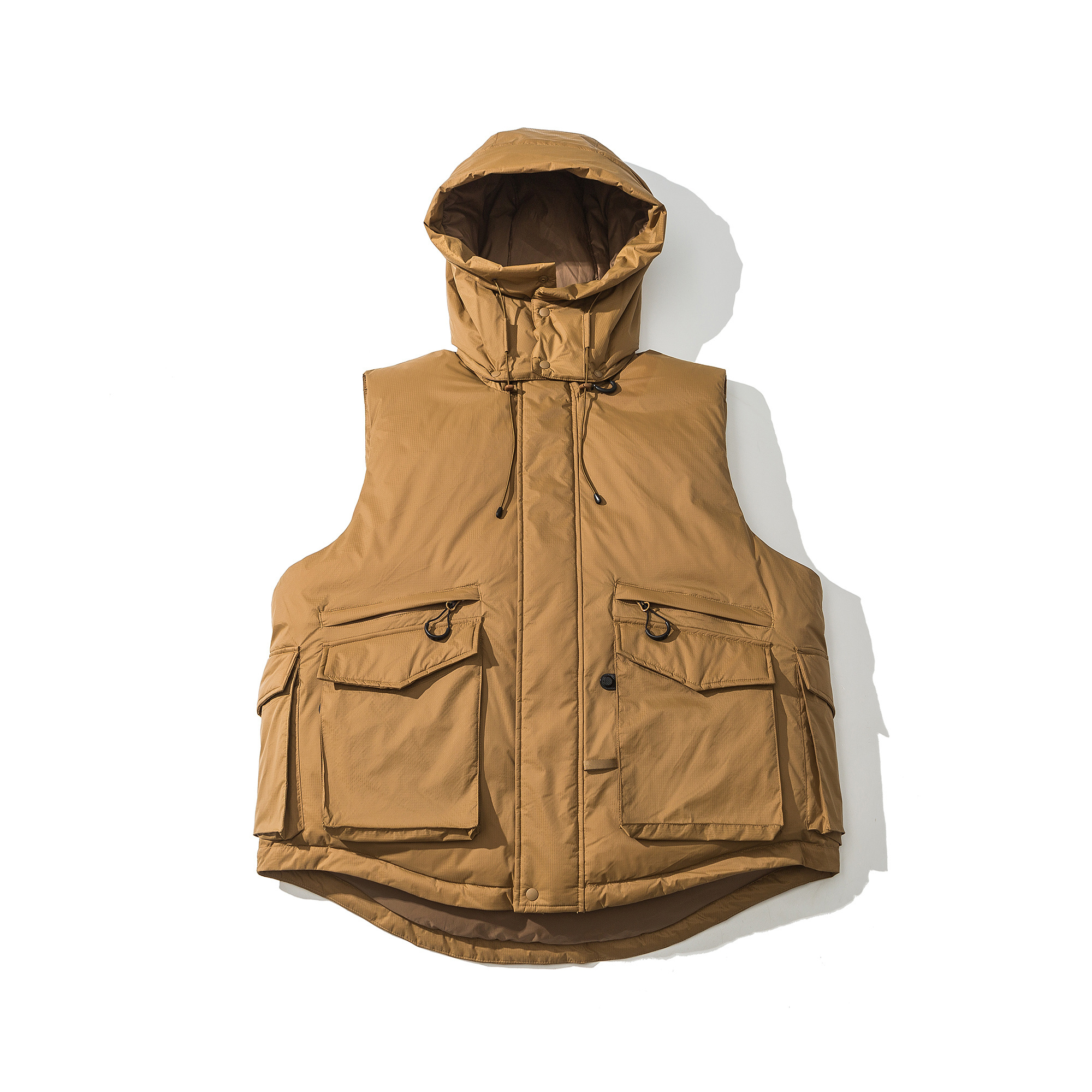 Men's Oversized Down Vest - Premium Insulated Puffer Vest-Liberaturs