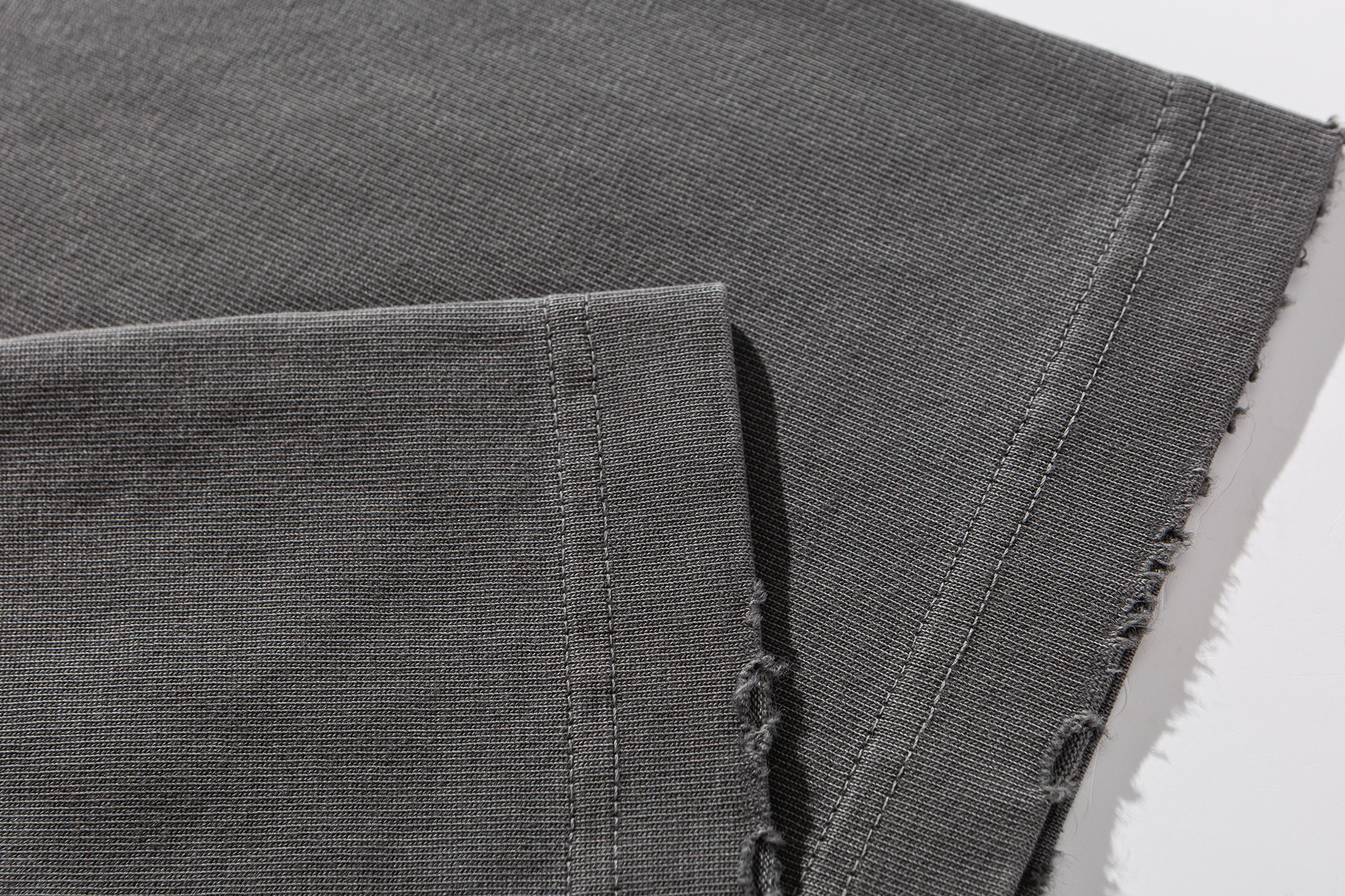 Men's Garment Dyed Vintage Distressed T-shirt - Heavyweight Cotton Graphic Tee