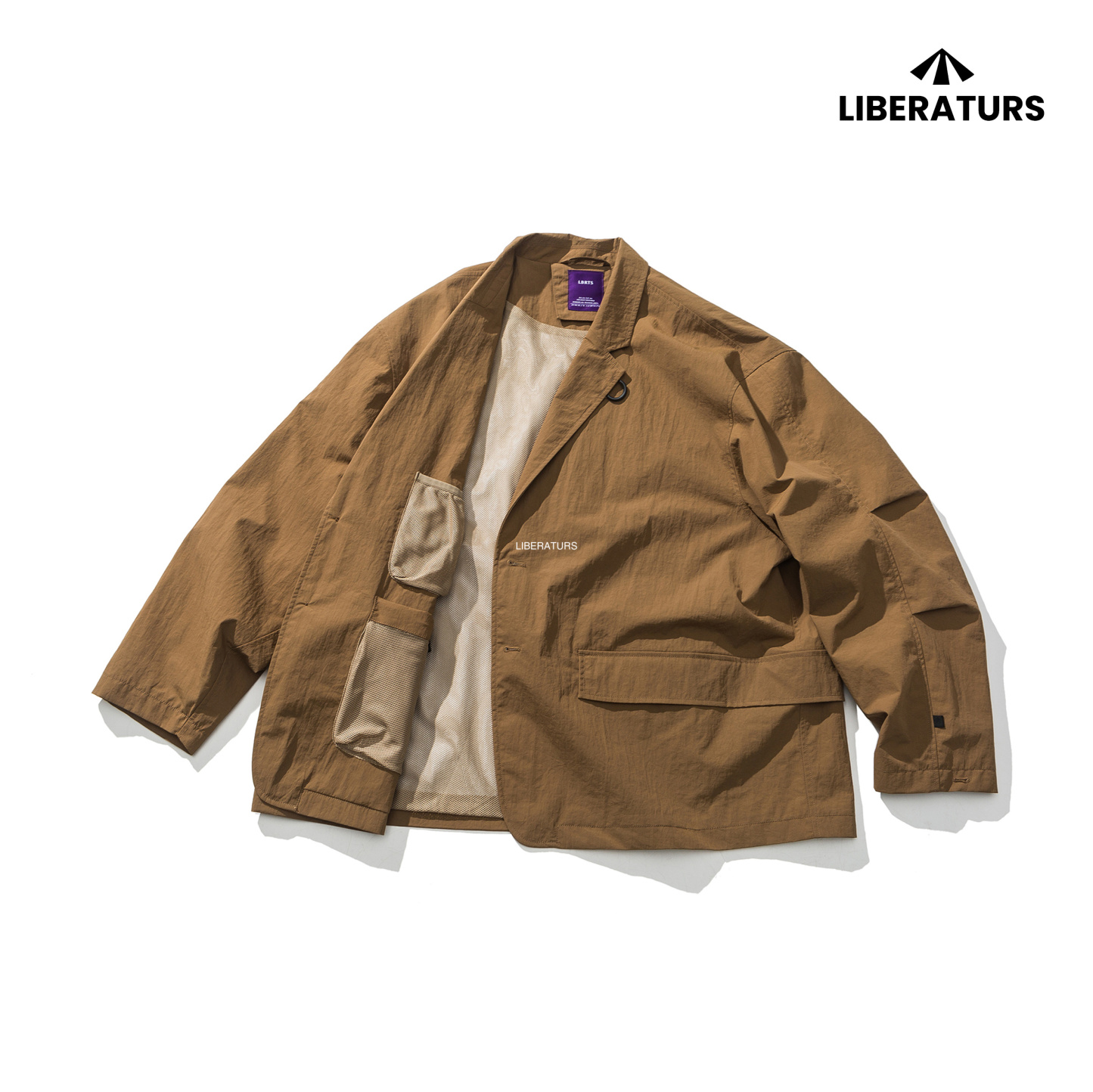 Men's Technical Blazer - Waterproof Outdoor Sport Coat with Utility Pockets-Liberaturs