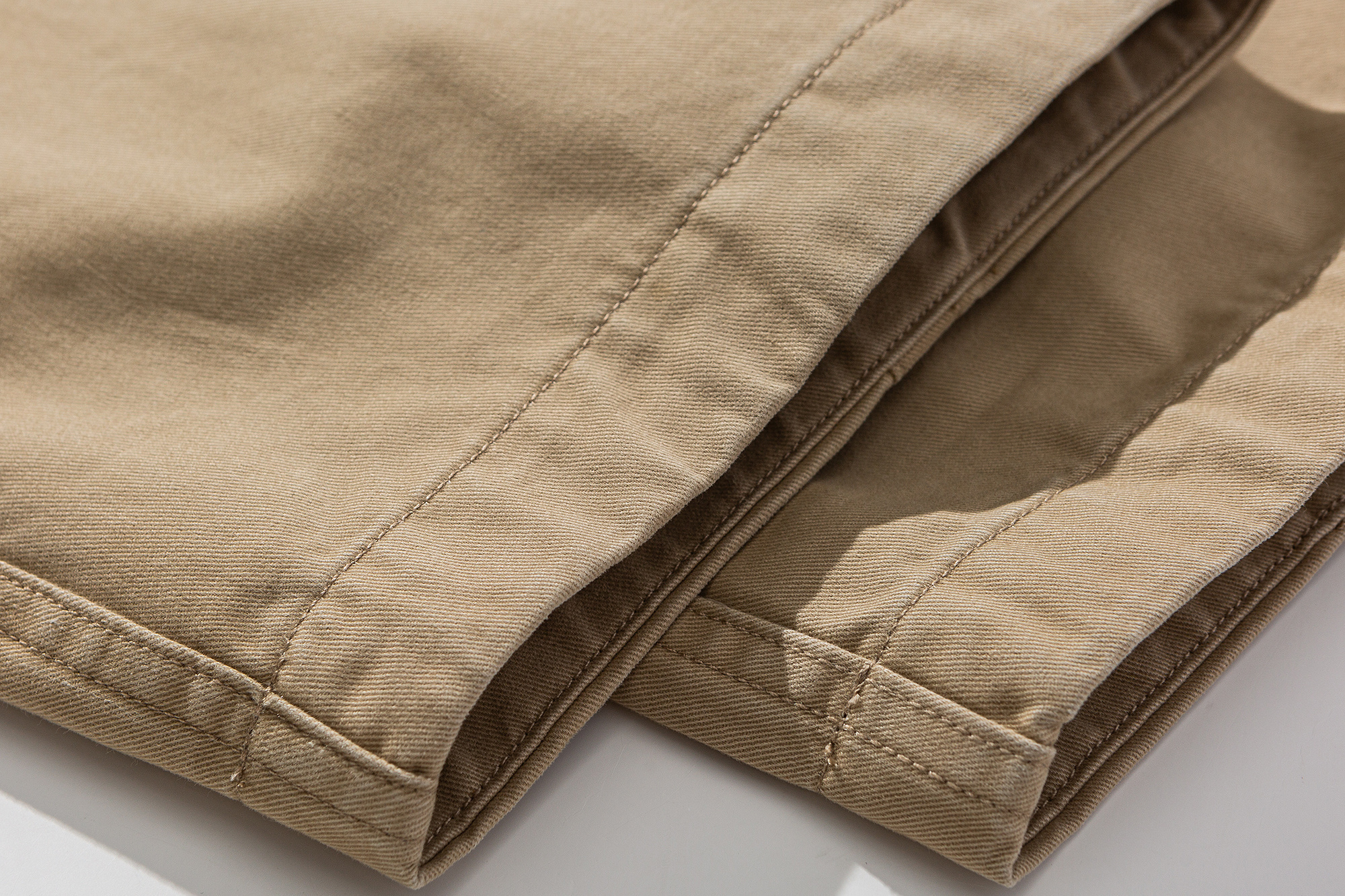 Men's Tapered Fit Casual Pants - Relaxed Twill Utility Trousers