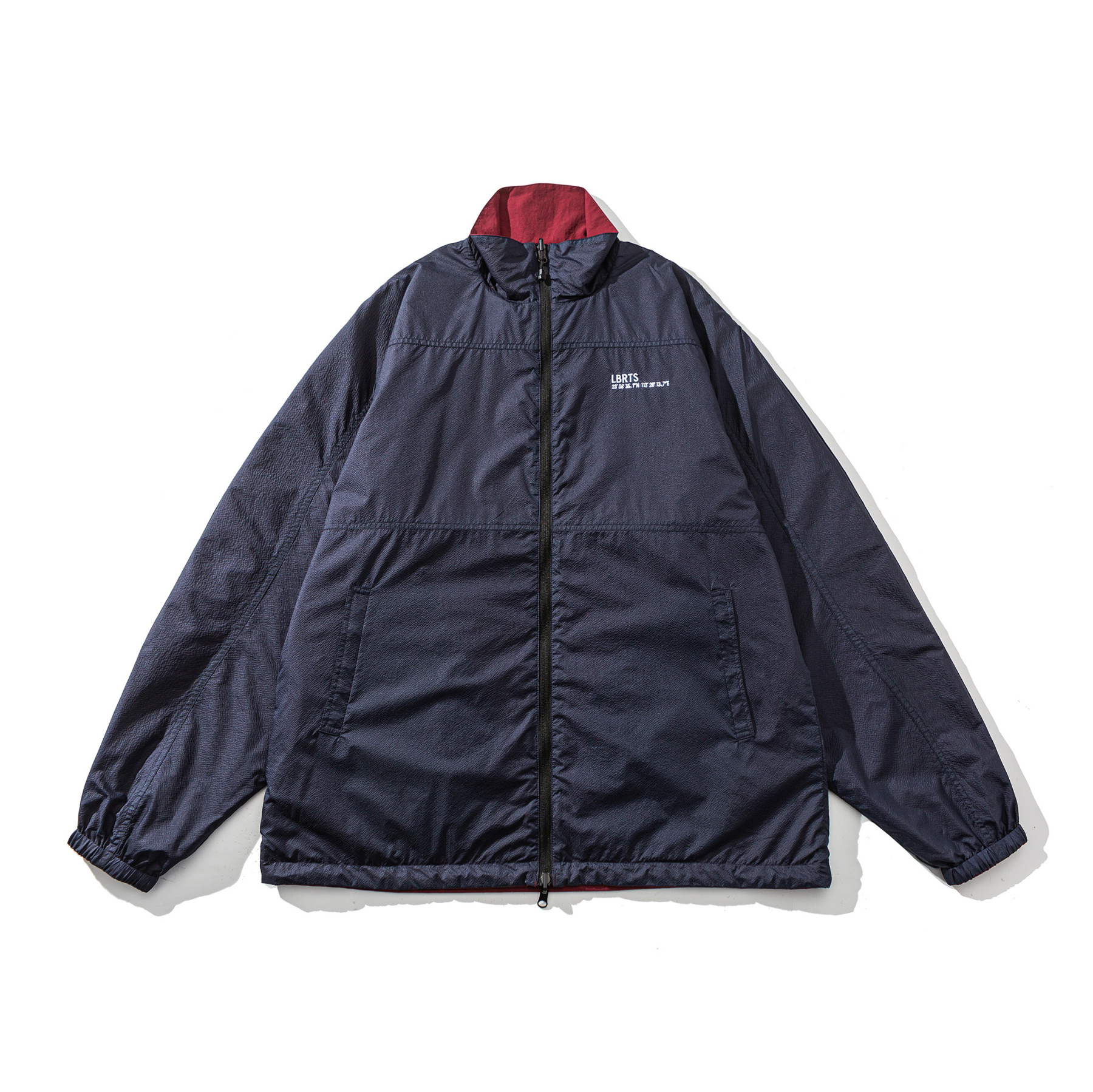 Men's Reversible Tech Jacket - 2-in-1 Windproof Shell Jacket -Liberaturs