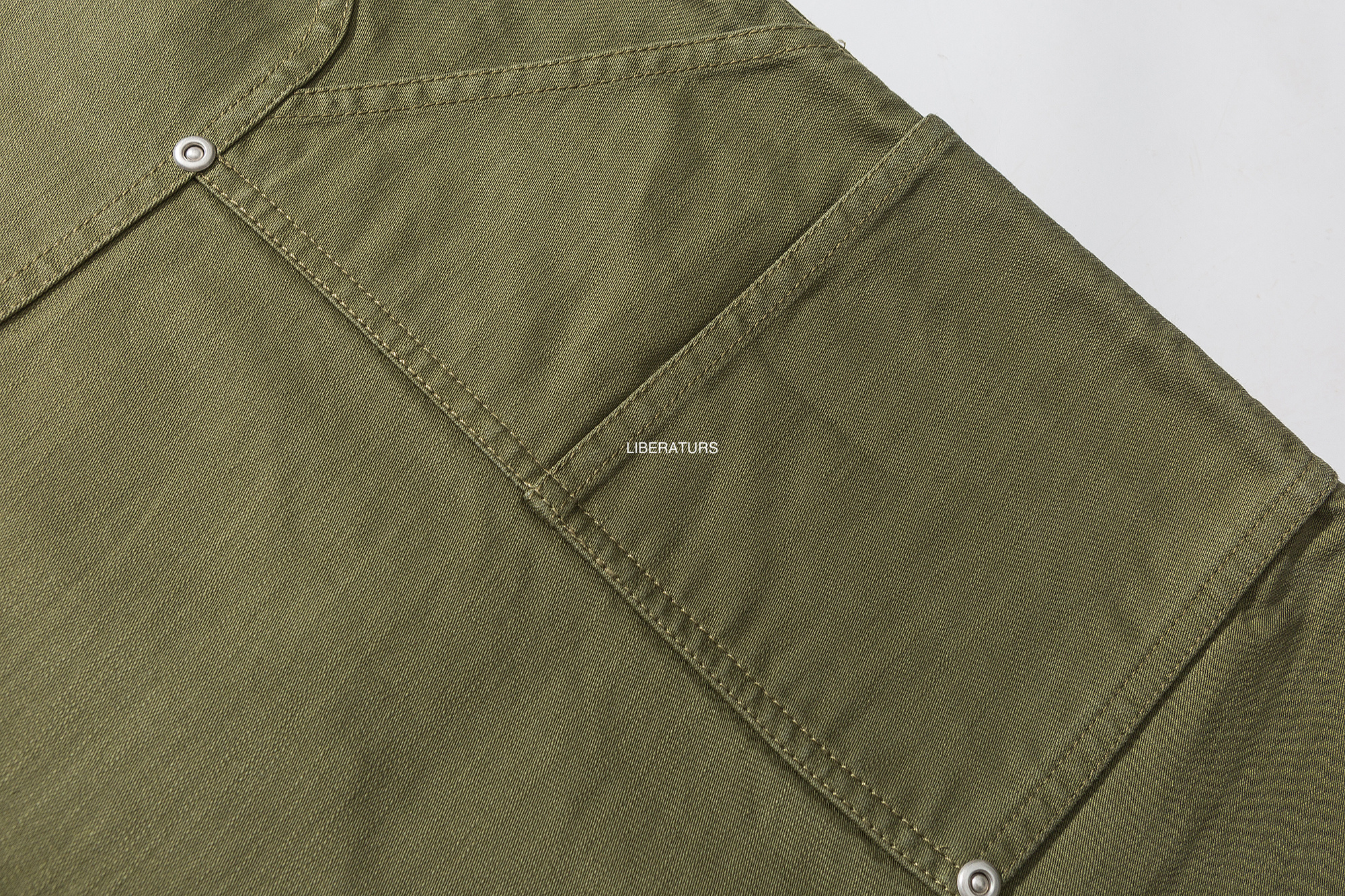 Men's Logger Pants - 14oz Heavyweight Canvas Workwear Trousers -Liberaturs