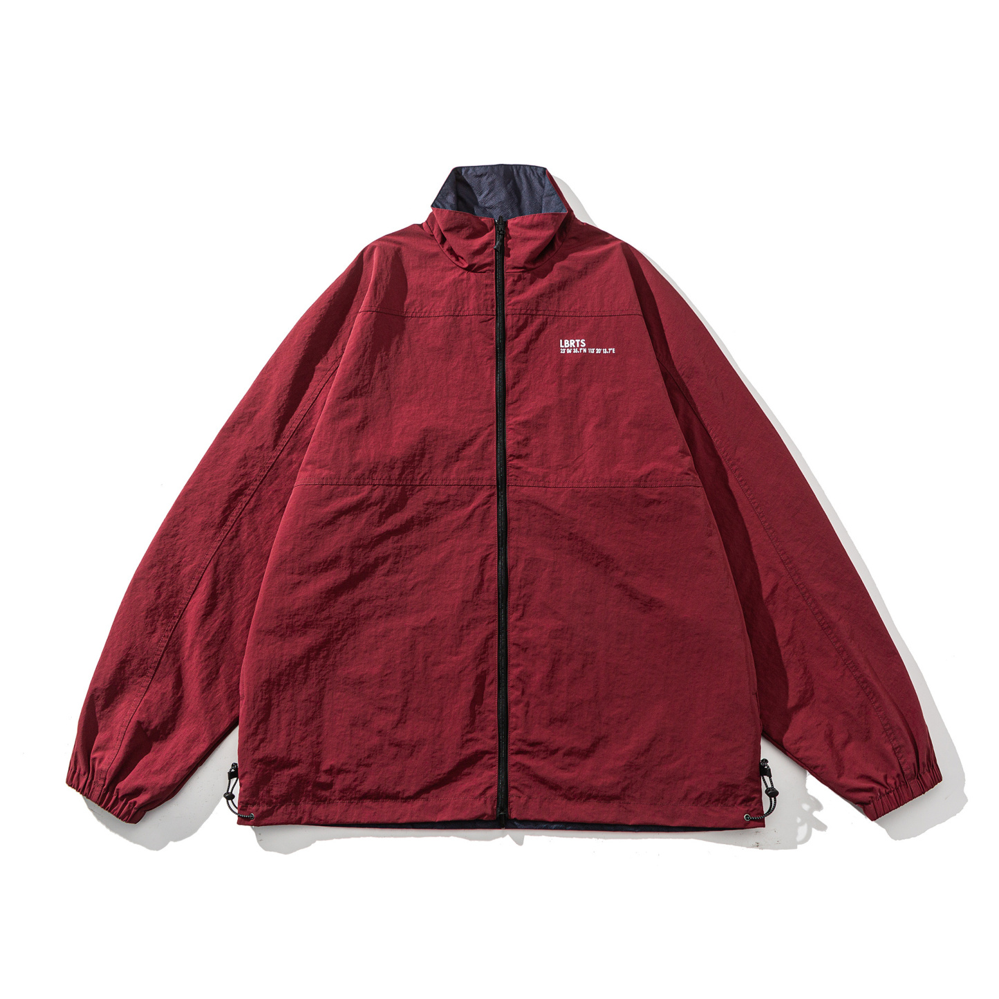 Men's Reversible Tech Jacket - 2-in-1 Windproof Shell Jacket -Liberaturs