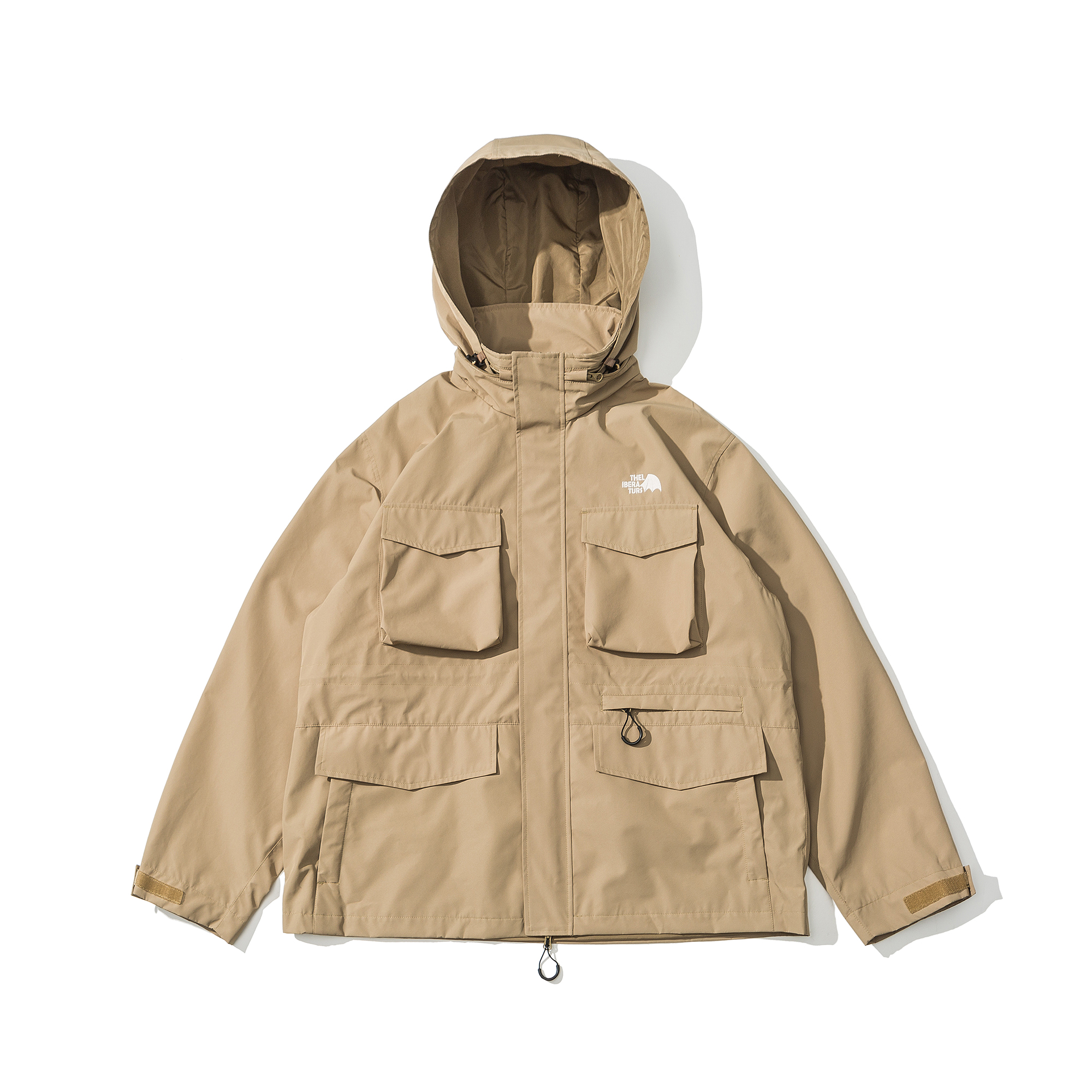 Men's Waterproof Anorak Jacket - Teflon Triple-Protection Shell for Outdoor Adventures-Liberaturs