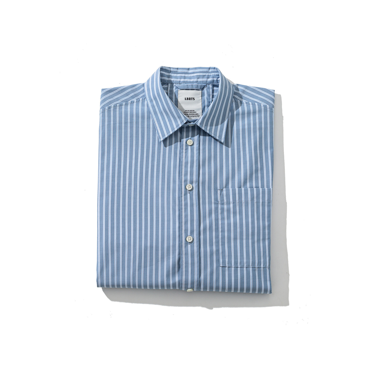 Men's Classic Pocket Shirt - Retro Military Oversized Stripe Shirt