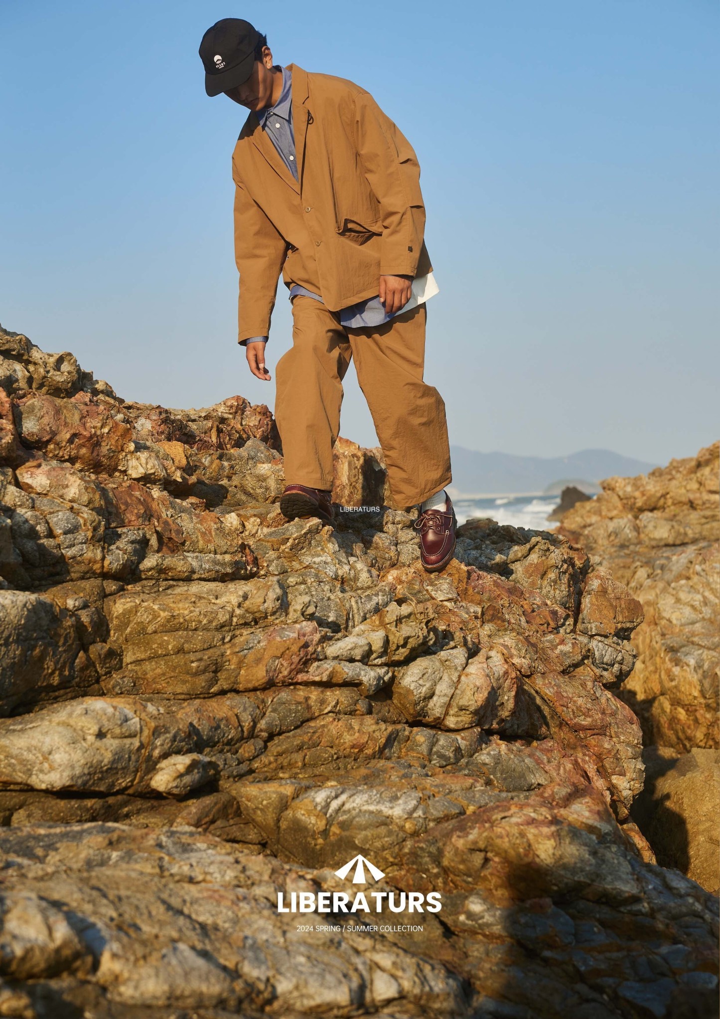 Men's Technical Cargo Pants - Waterproof Wide-Leg Trousers -Liberaturs