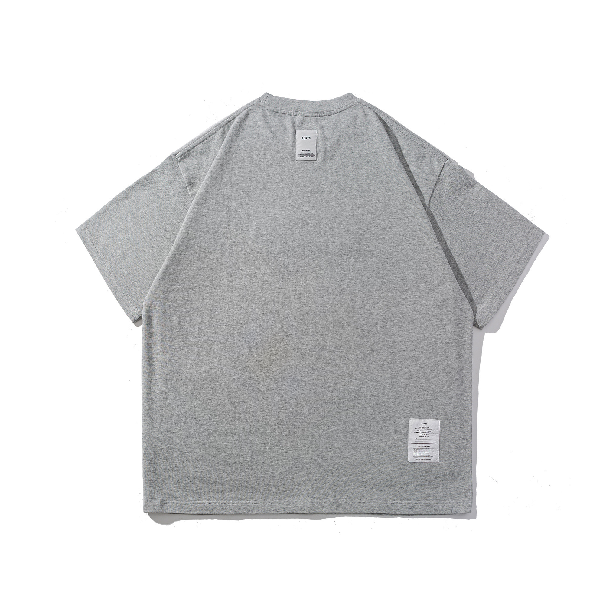 Men's Heavyweight Appliqué Logo T-shirt - Relaxed Fit Cotton