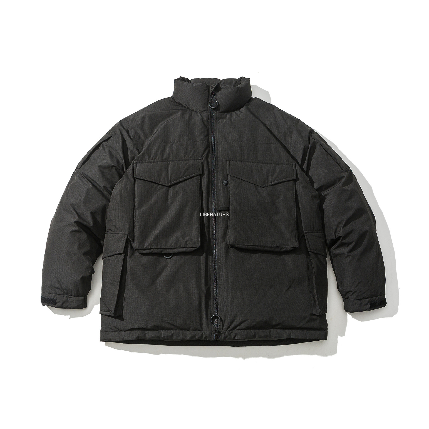 Men's Oversized Down Jacket - Premium Insulated Puffer Coat for Winter -Liberaturs