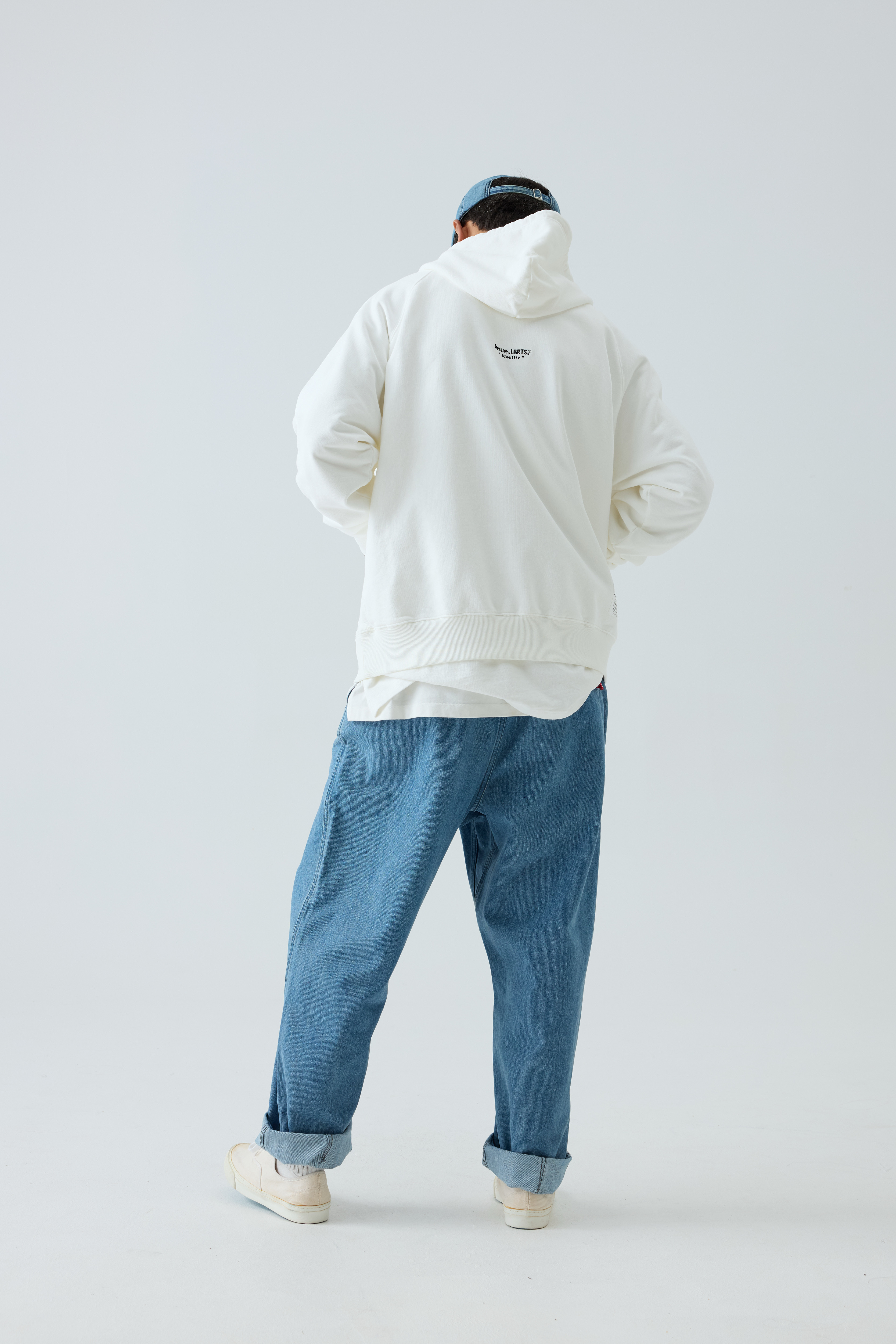 Men's Embroidered Hoodie - Heavyweight Pullover Cotton Blend Sweatshirt-Liberaturs