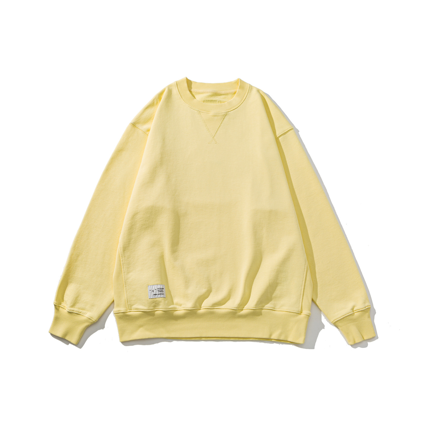 Men's Heavyweight Crewneck Sweatshirt - Embroidered Logo Pullover French Terry-Liberaturs