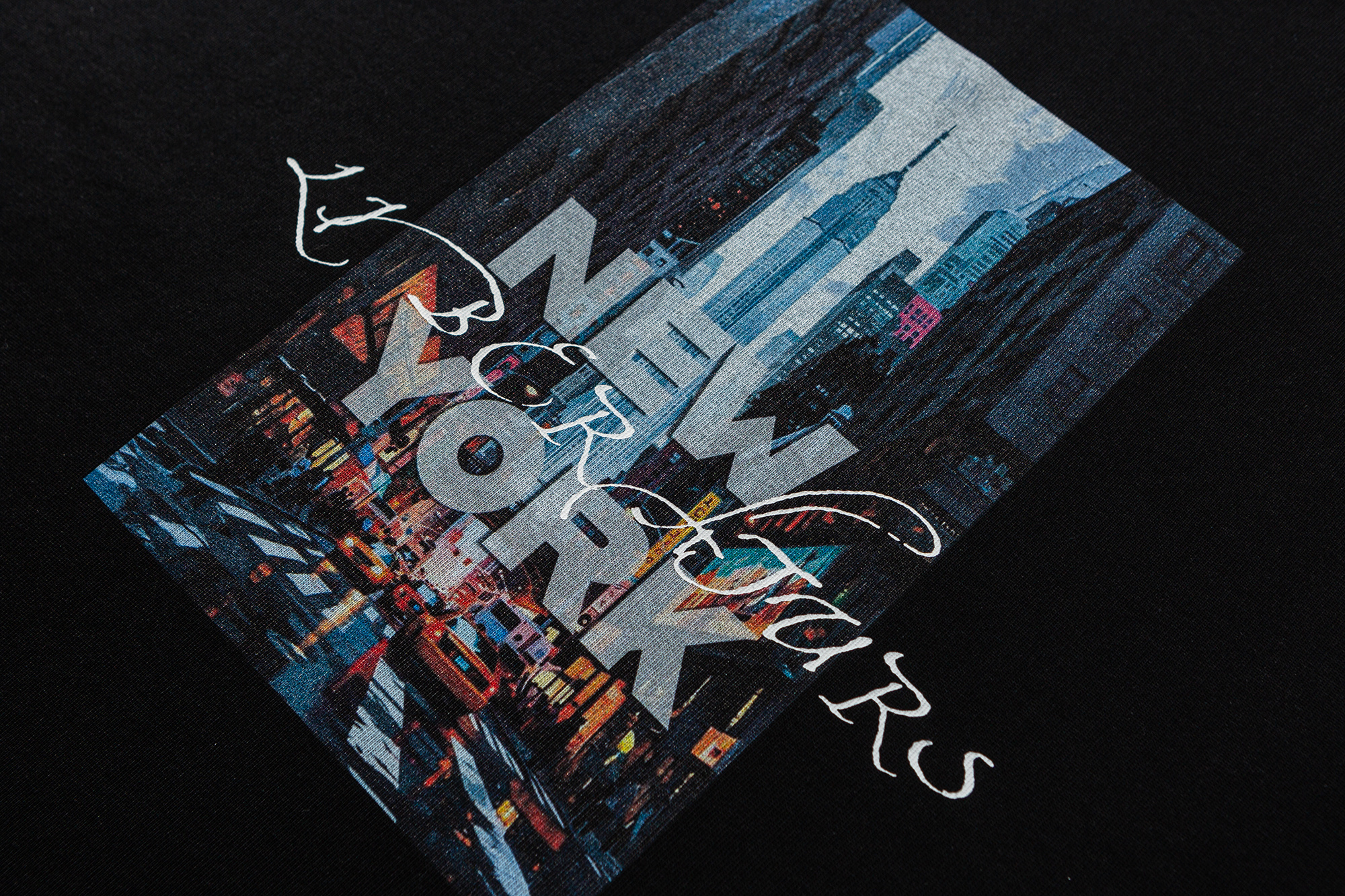 Men's New York City Graphic Crewneck T-shirt - Heavyweight Cotton