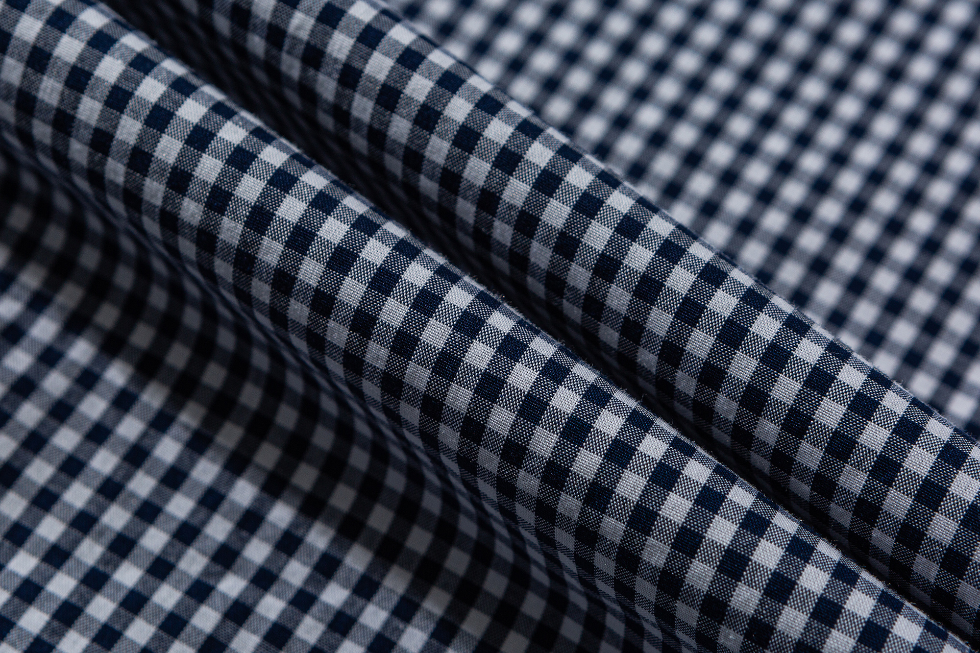 Men's Classic Blue Gingham Check Pen Pocket Short Sleeve Shirt - Relaxed Fit Cotton