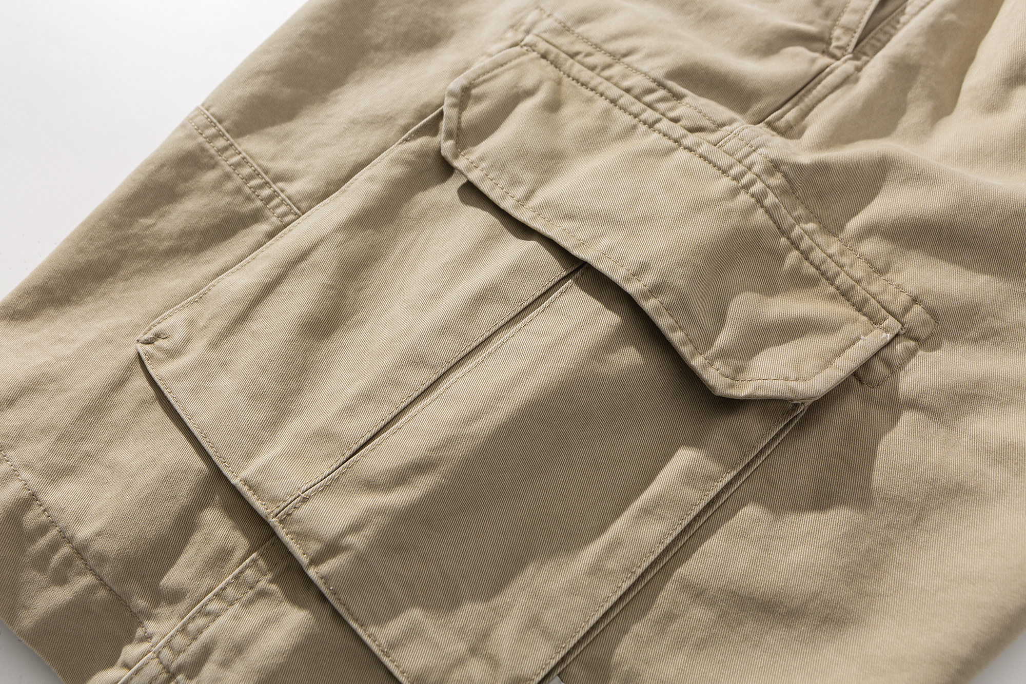 Men's Relaxed Fit Cargo Chino Shorts - Classic Utility Casual Twill