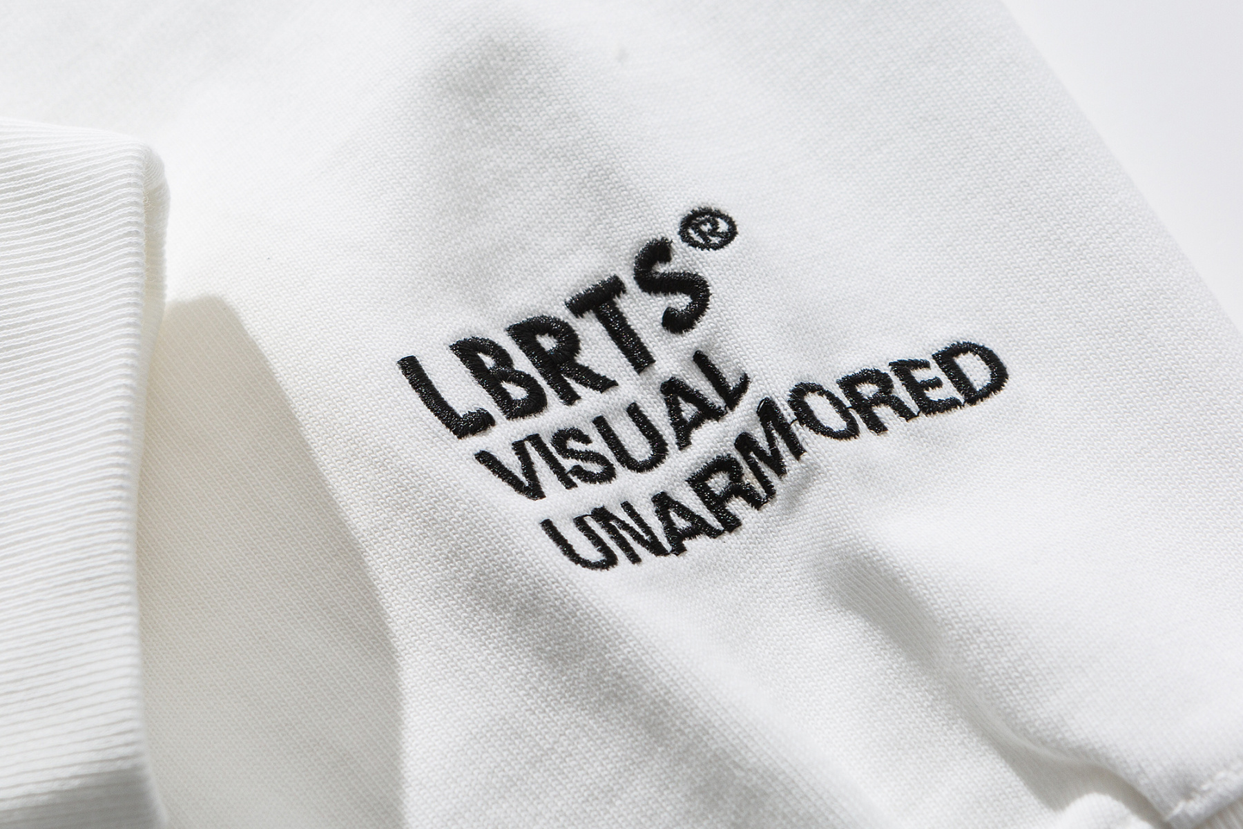 Men's Embroidered Pocket Long Sleeve Tee - 310gsm Heavyweight Crewneck