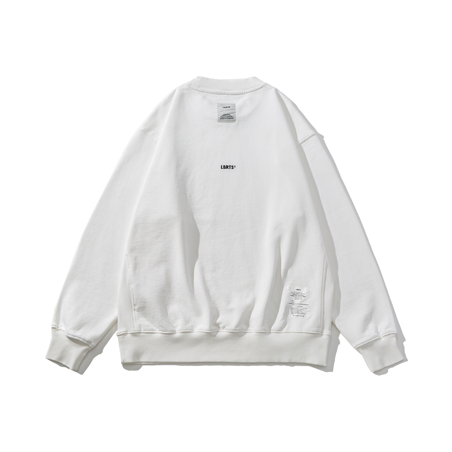 Men's Heavyweight Crewneck Sweatshirt - Embroidered Logo Pullover French Terry-Liberaturs