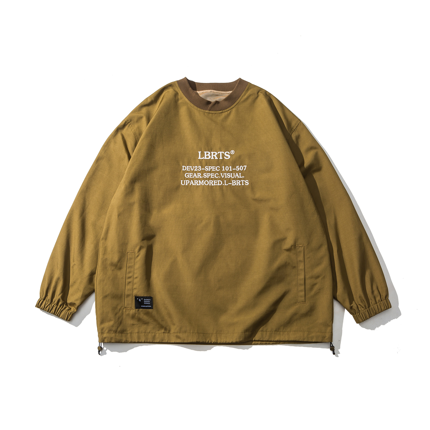 Men's Wind-Resistant Quarter-Zip Hoodie - Midweight Fleece Pullover -Liberaturs