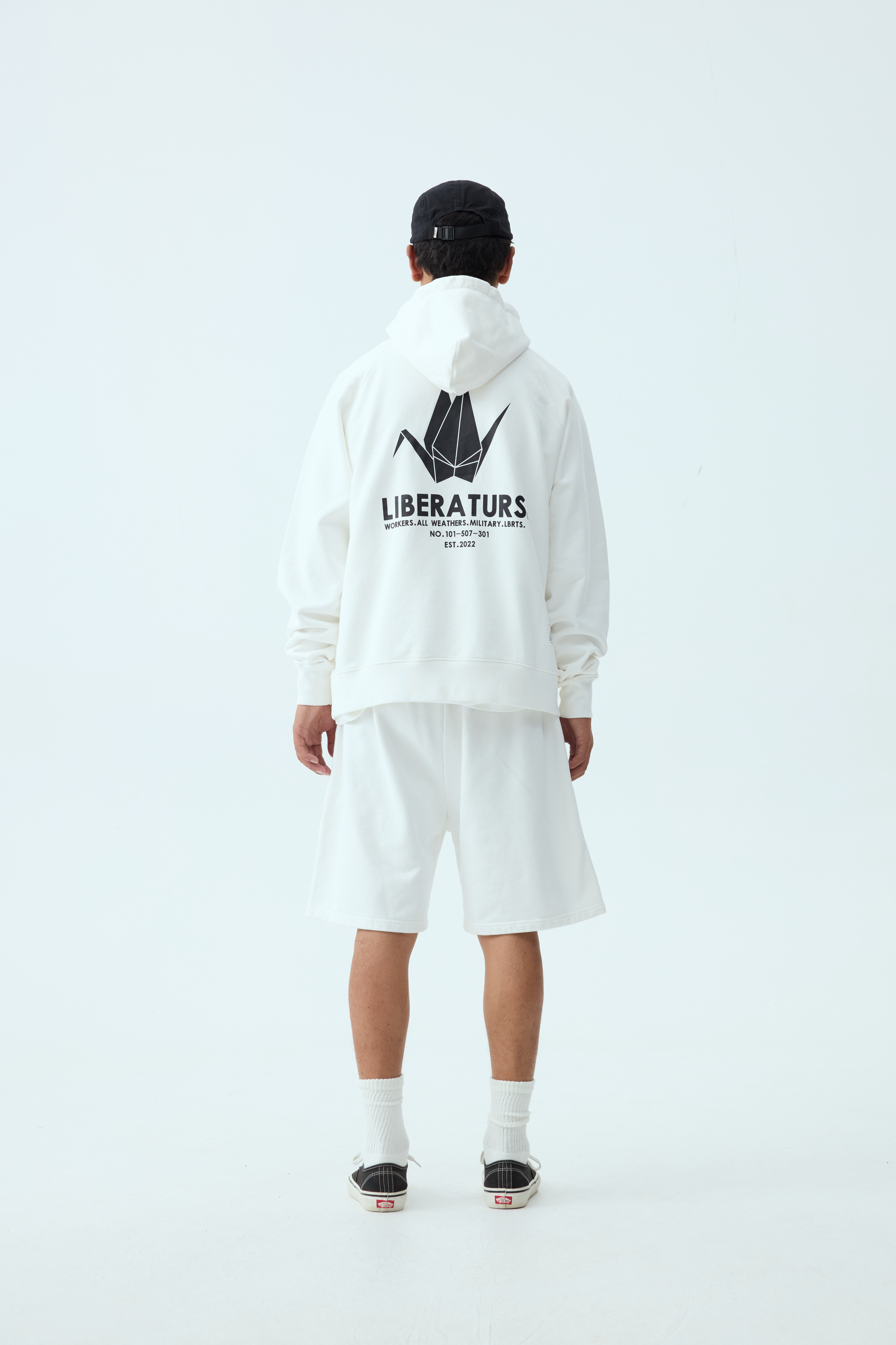 Paper Crane Print Hoodie